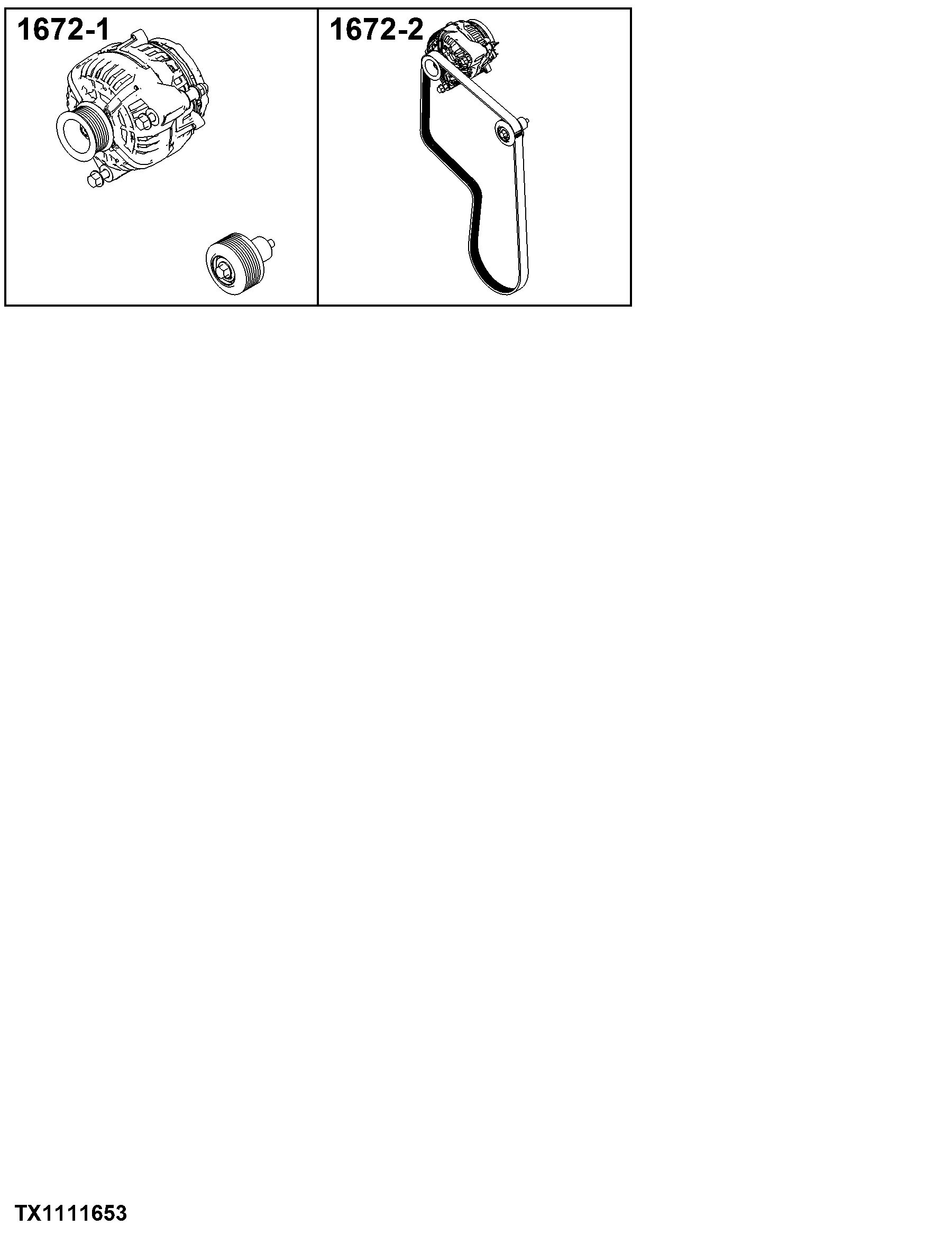 1672 Alternator, Regulator & Charging System Wiring