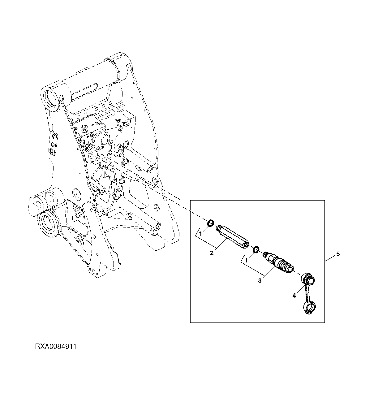 MULTIPLE HYDRAULIC MOTOR RETURN KIT