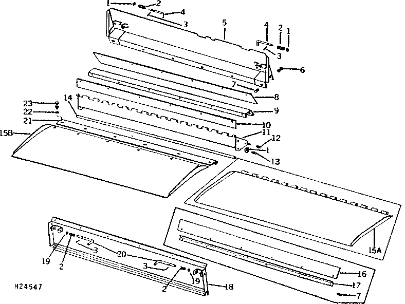 SEPARATOR FRONT SHEETS, SEALS, DOORS, FEED PLATE, AND STONE TRAP
