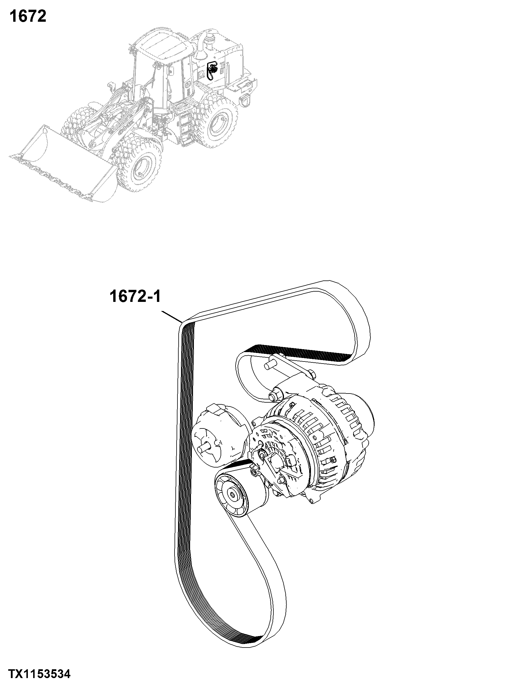 1672 Alternator, Regulator & Charging System Wiring