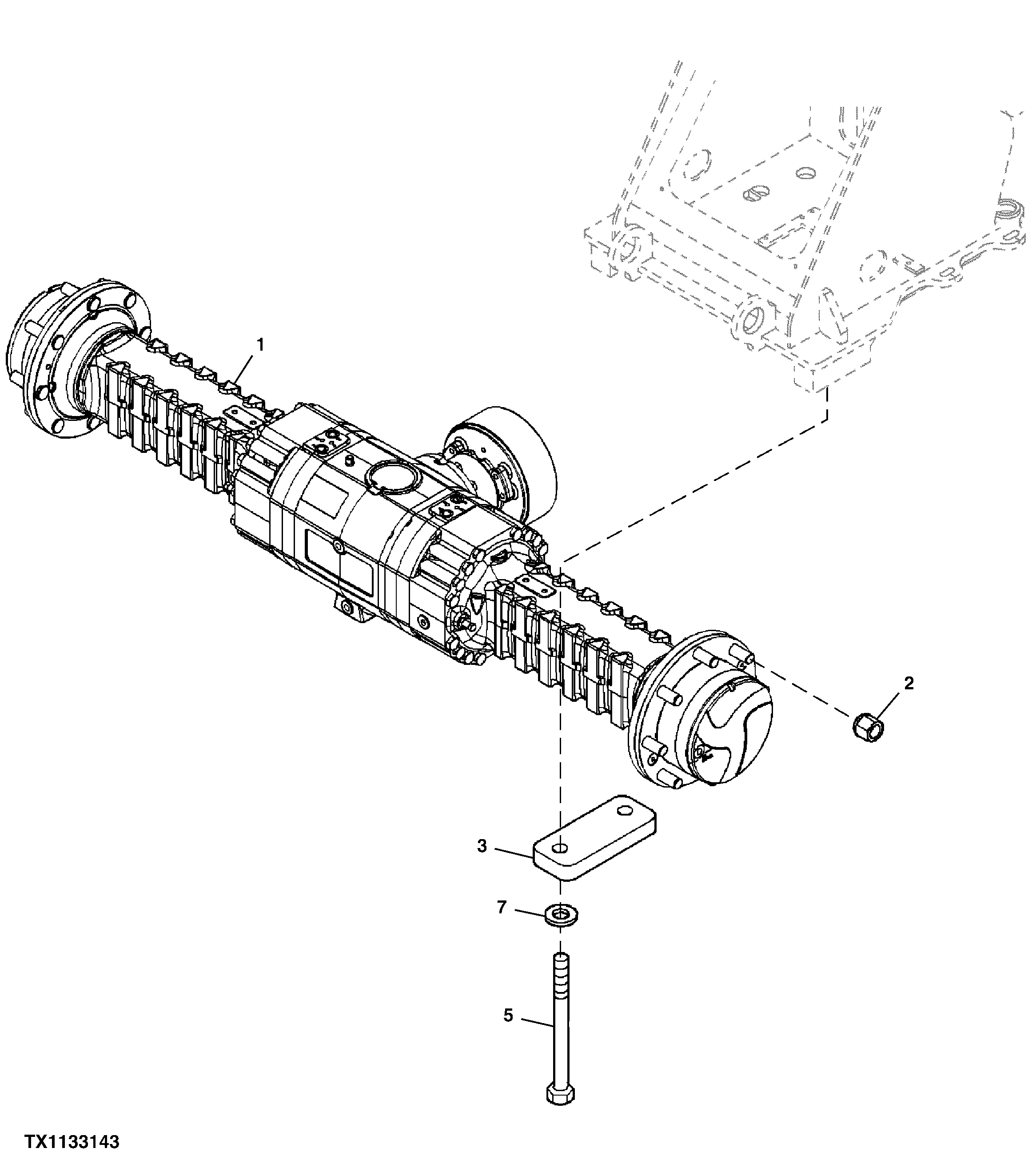 Front Axle and Mounting
