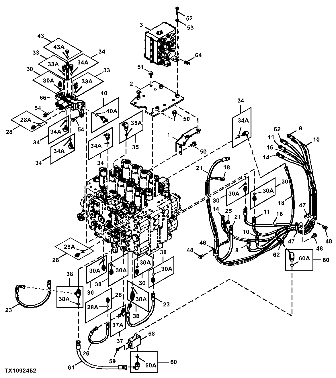 Pilot Lines (Control Valve Bottom To Pilot Signal Manifold)