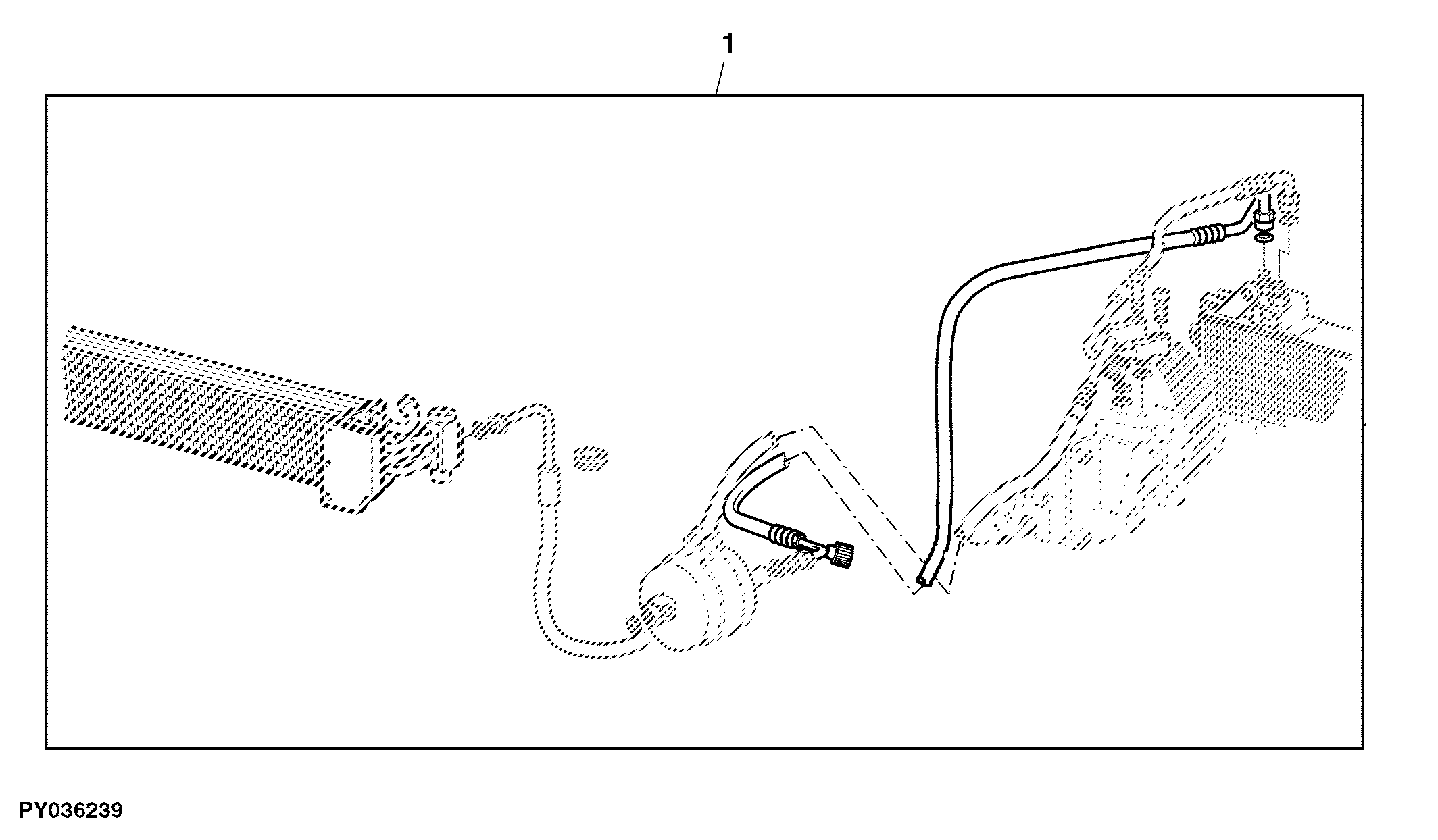OIL COOLER CONVERSION KIT (WITH AIR CONDITIONING)