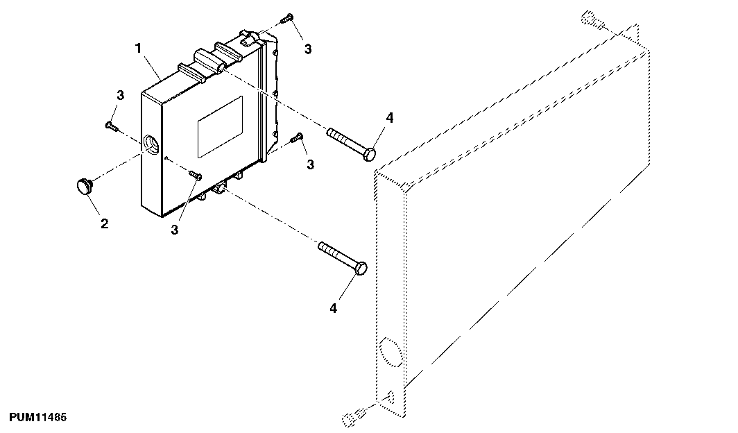 ELECTRONIC CONTROL UNIT (ECU), POWERREVERSER TRANSMISSION (OOS)