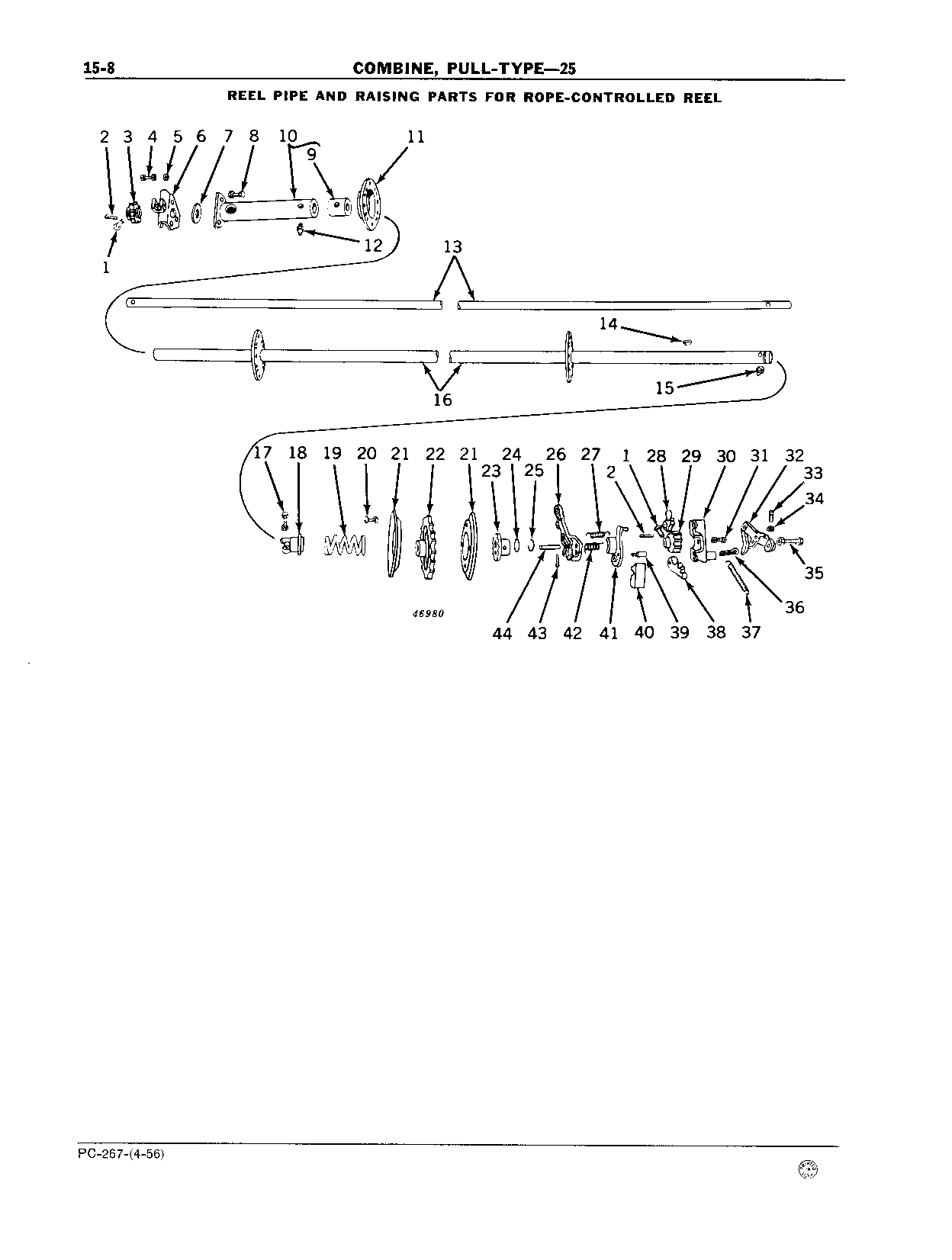Reel Pipe and Raising Parts