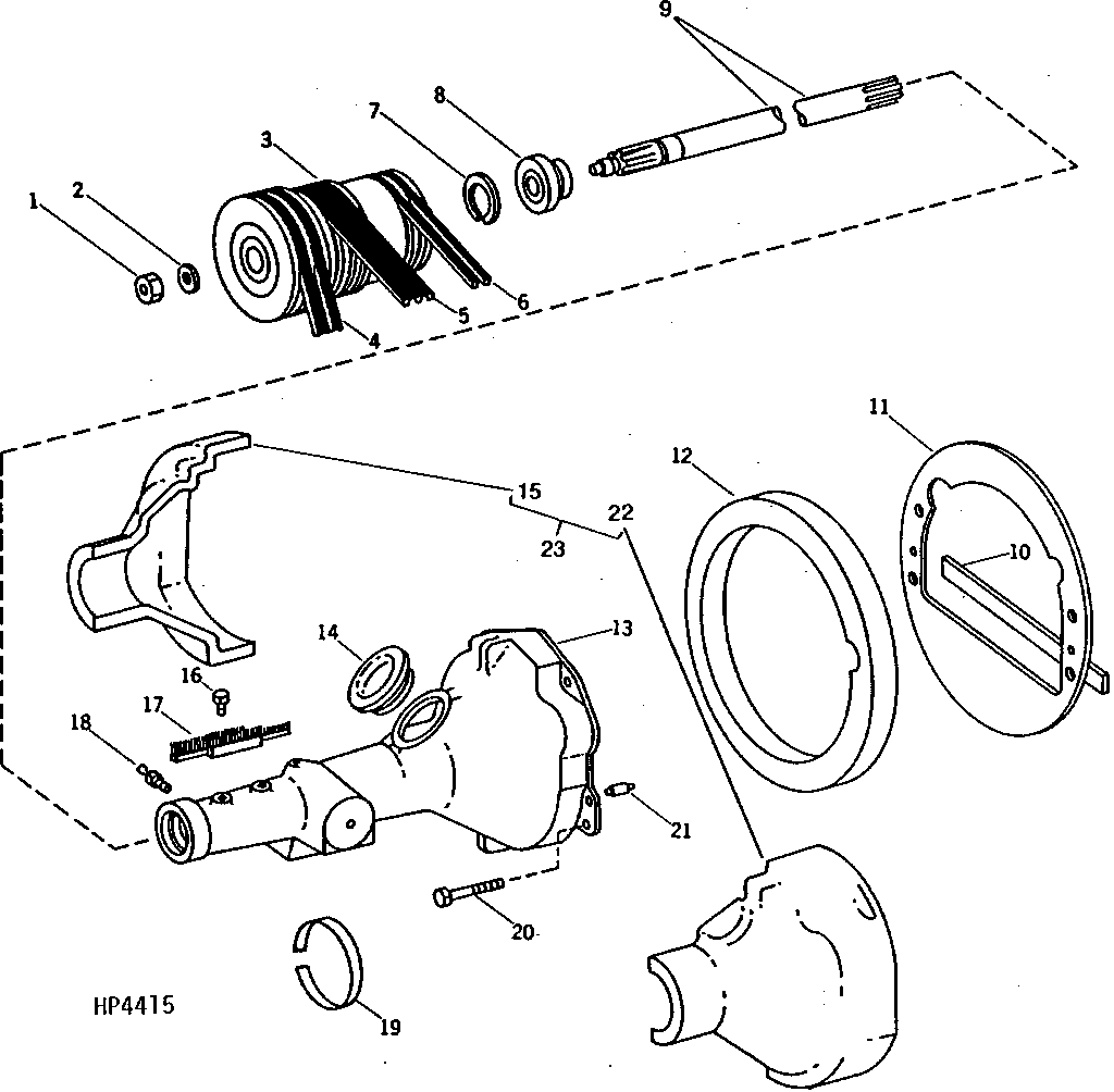 Engine Power Shaft, (6466TH-01 and 6466TH-02)