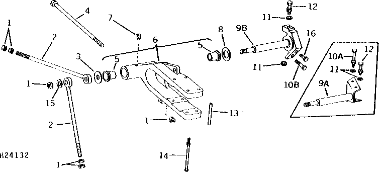 Propulsion Drive Countershaft, Regular Belt Drive ( - 115000)