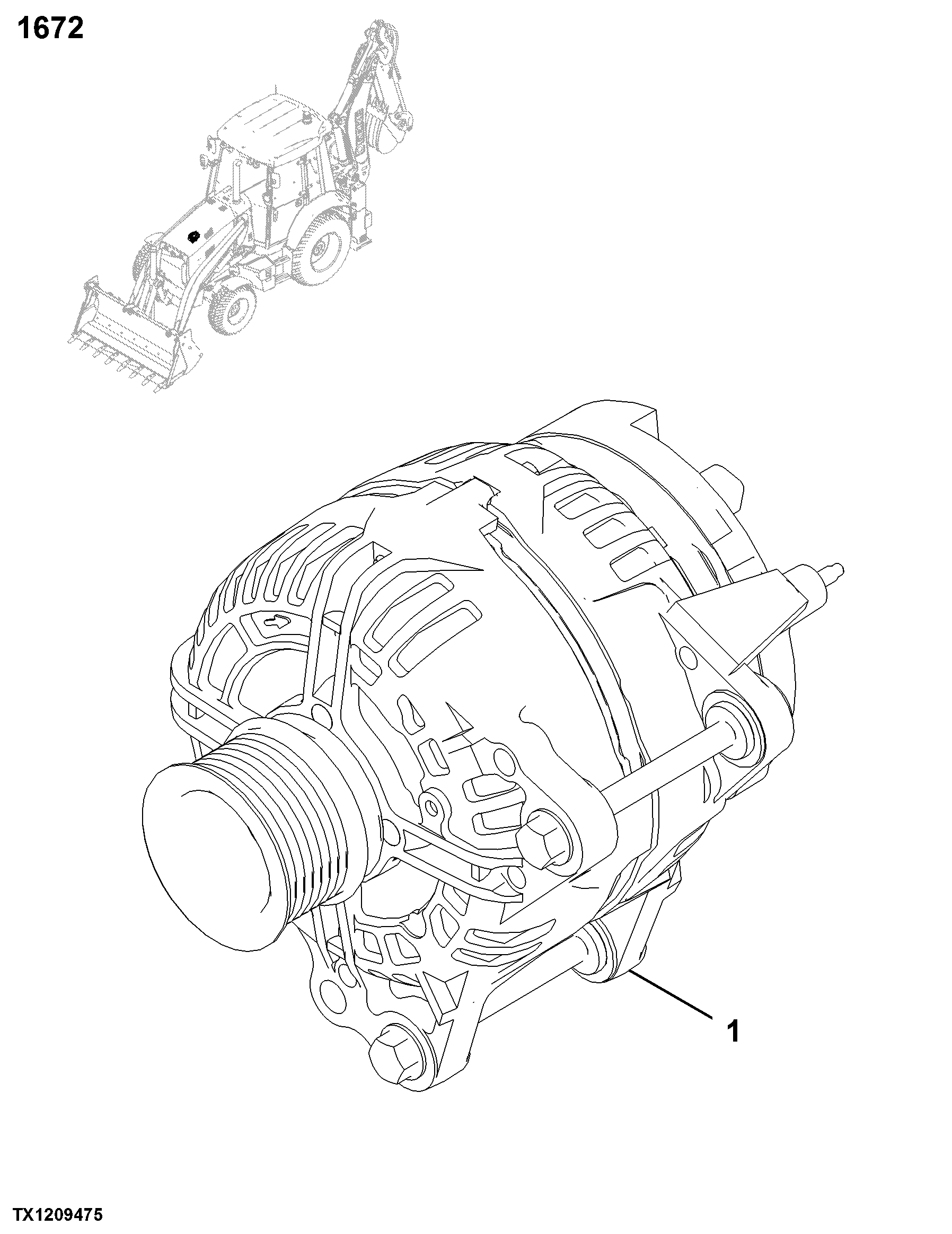 1672 Alternator, Regulator And Charging System Wiring