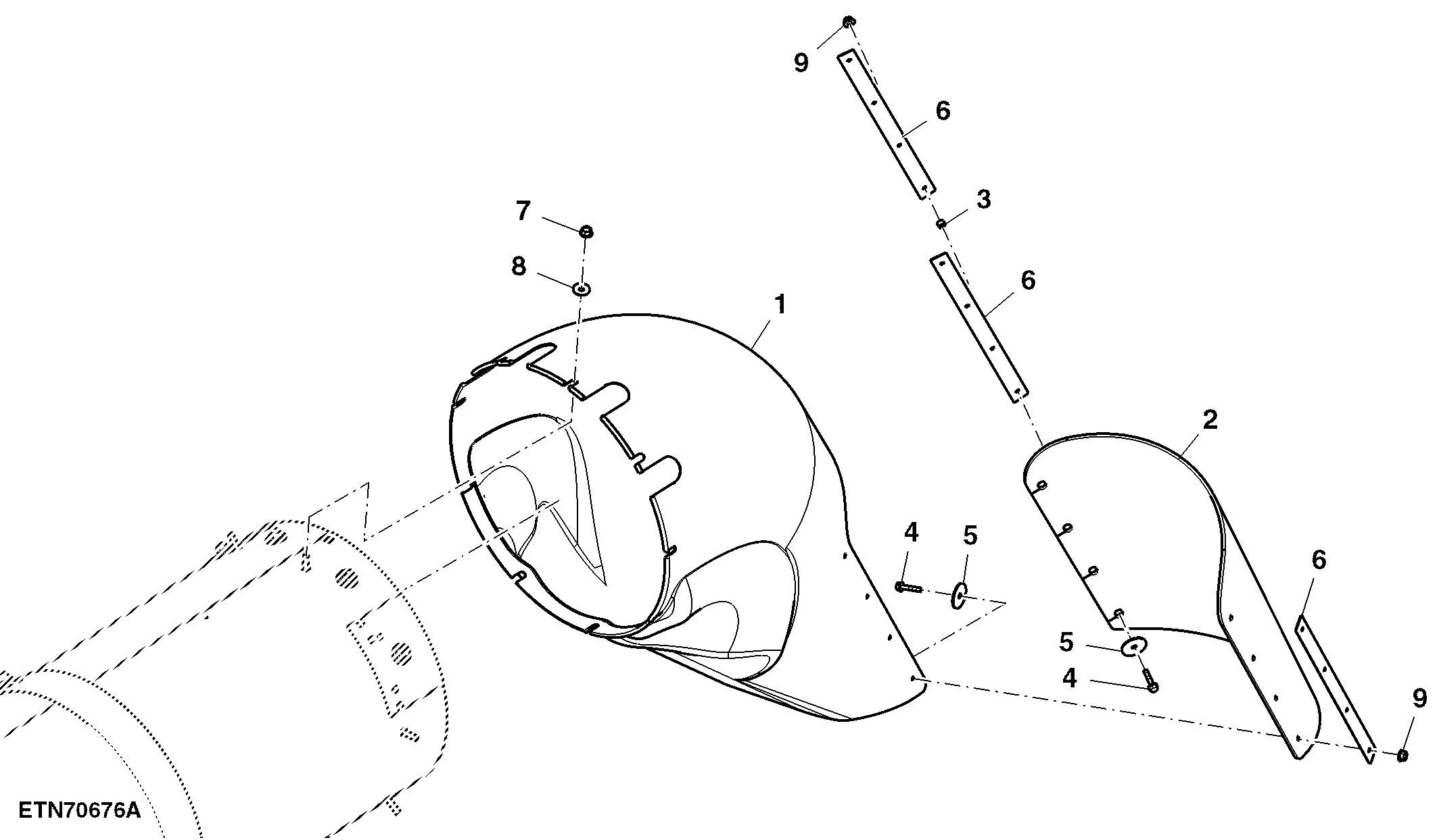 Unloading Auger Boot, High Unloading Rate, Export, 3.3 and 3.8 bps