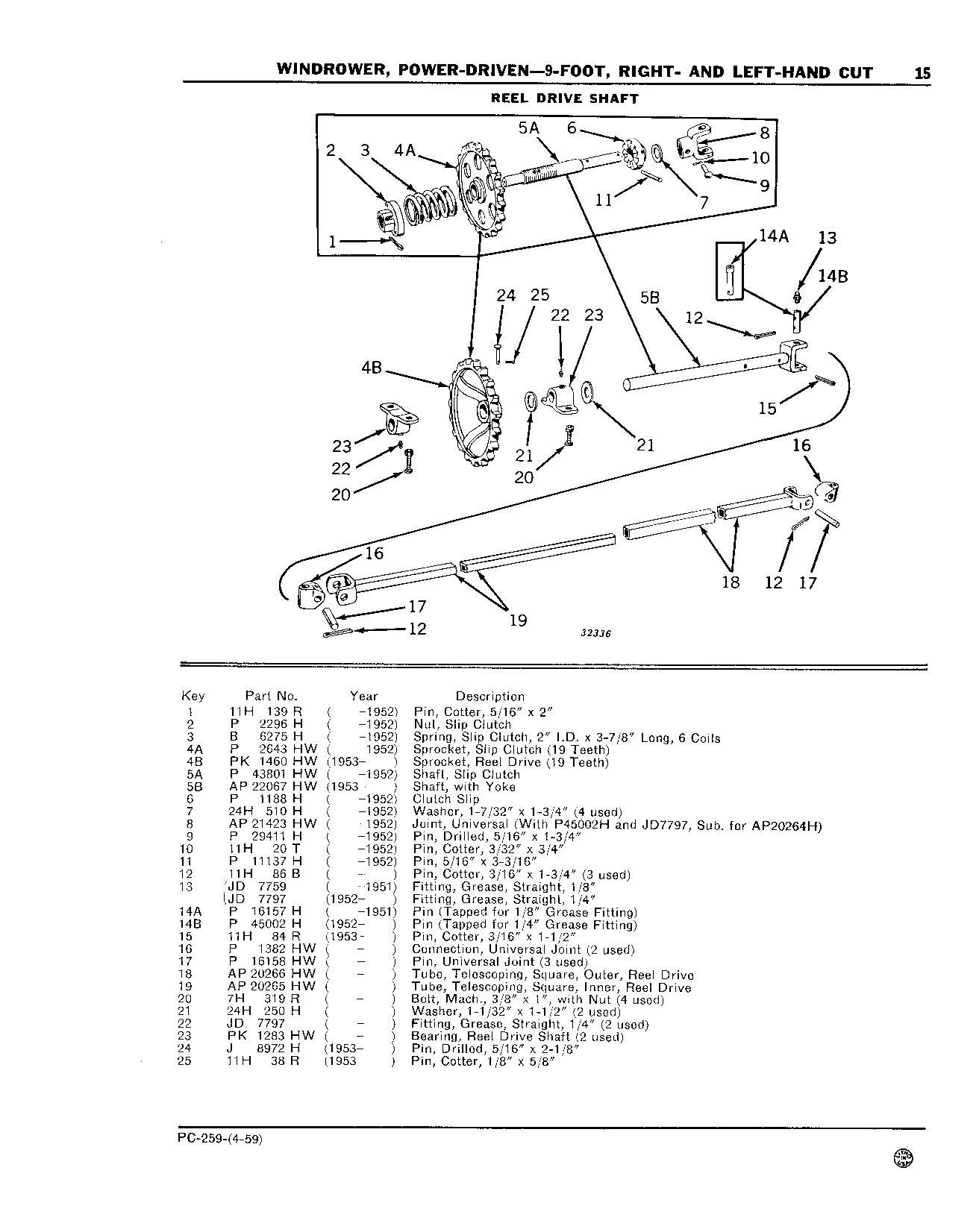 Reel Drive Shaft