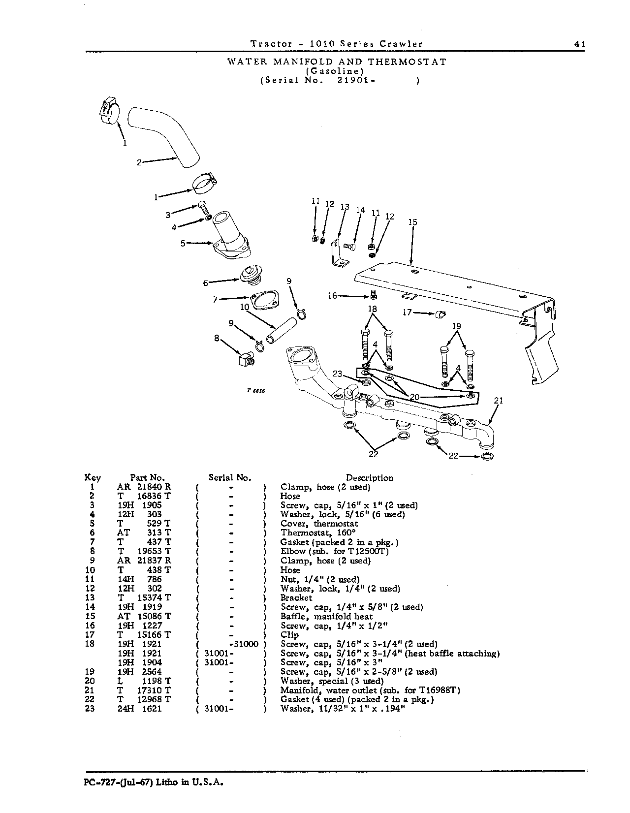 Baffle, heat - gasoline (Continued)