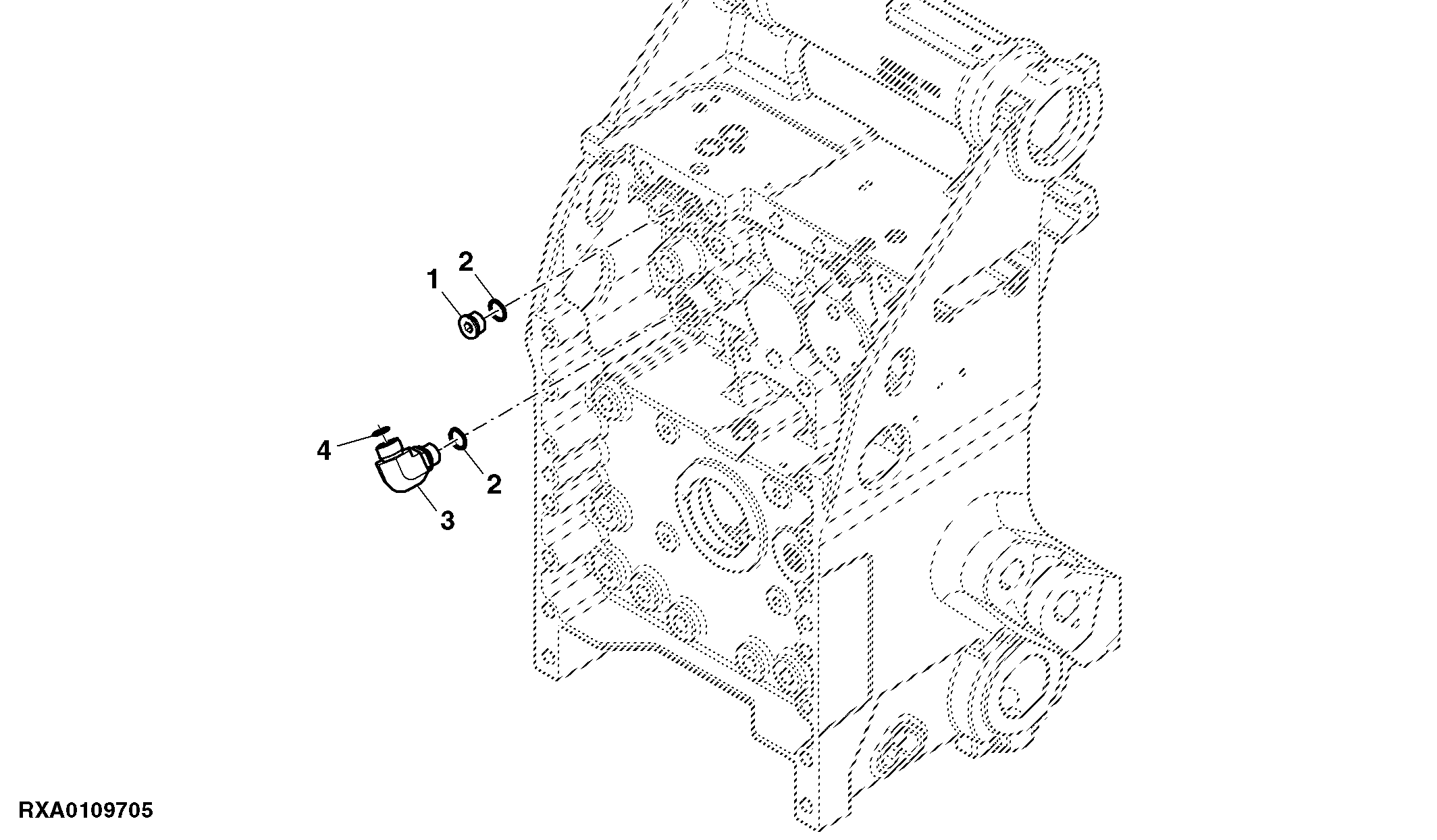 Hydraulic Quick Connect Coupler, Without Power Beyond