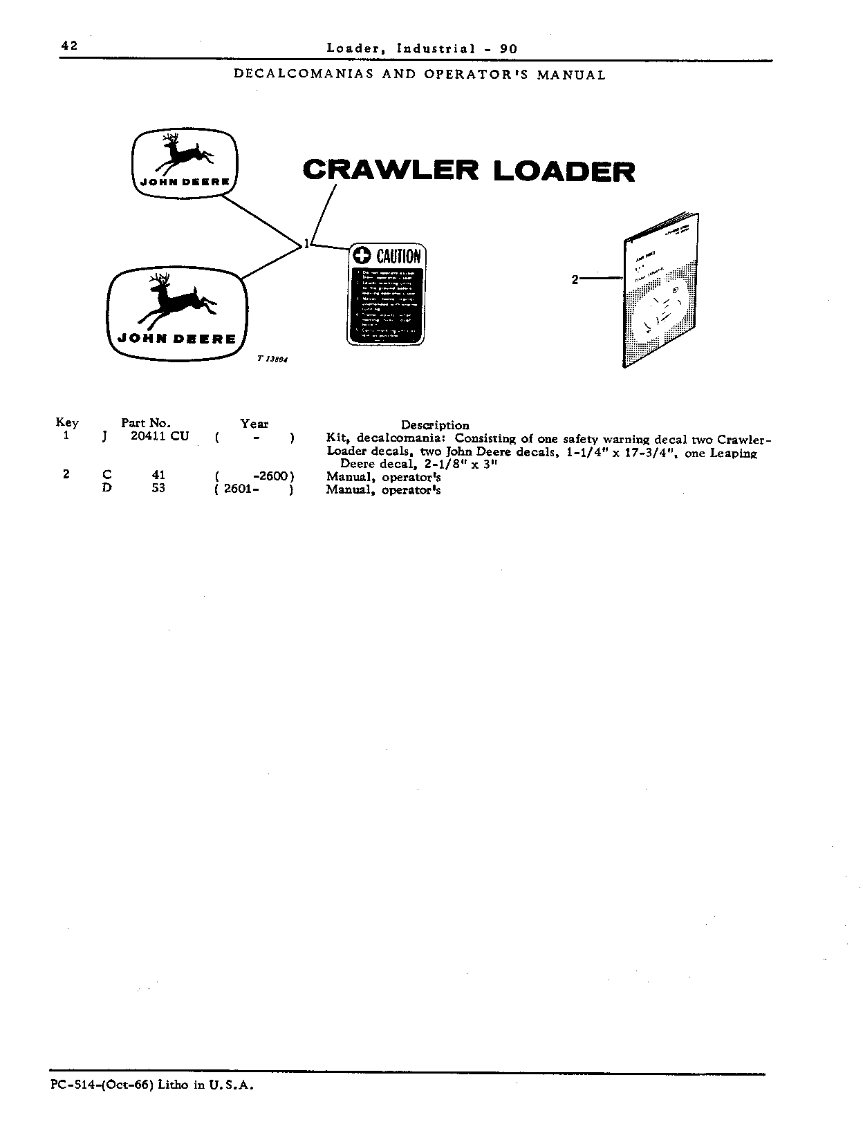 LOG TINE CONTROL VALVE WITH HOUSING NO. 2701 (Continued)