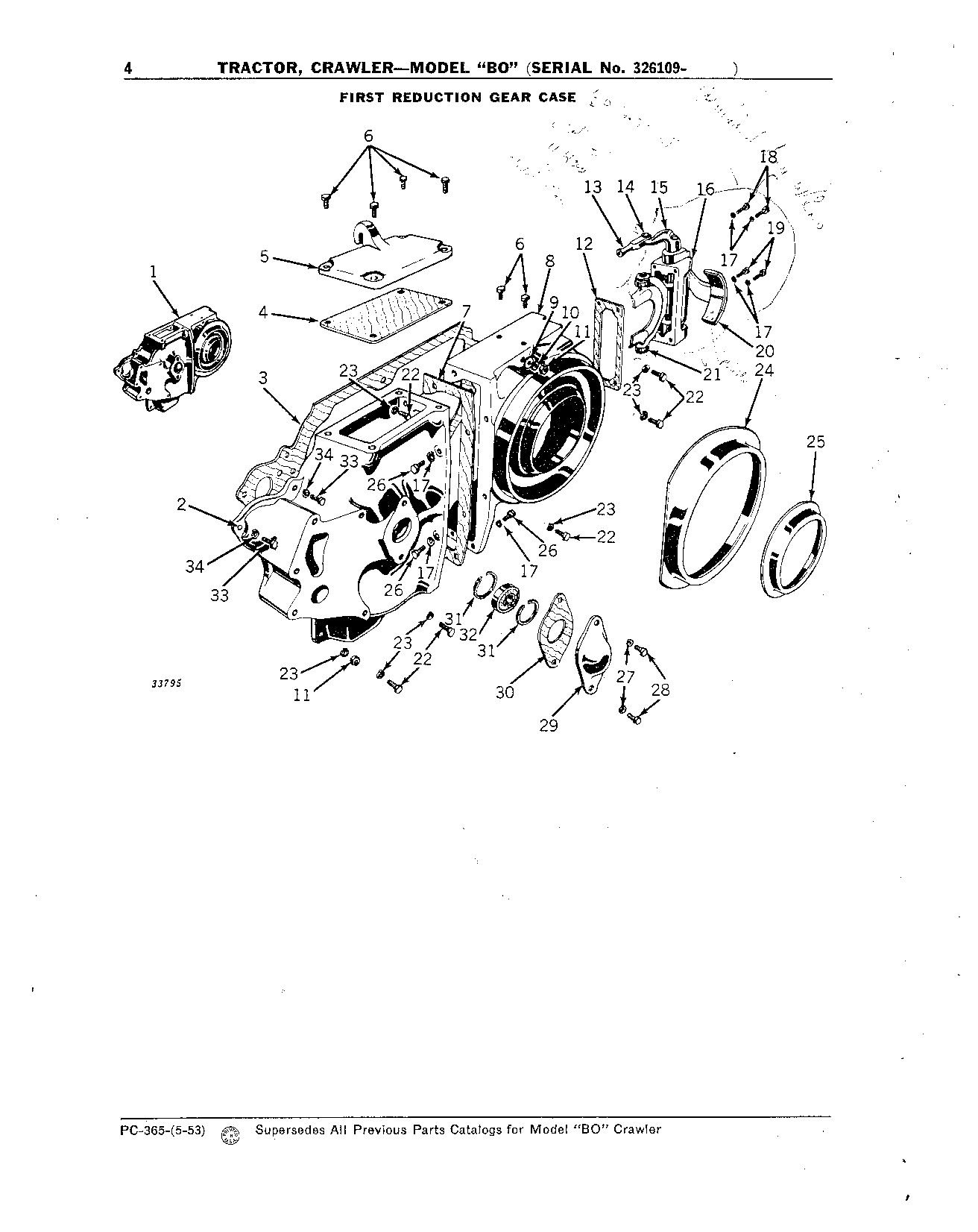 First Reduction Gear Case