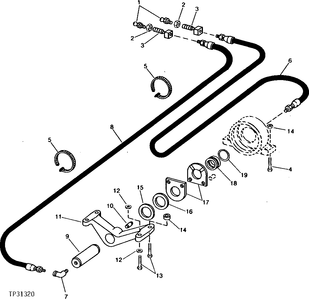 DIFFERENTIAL SUPPORTS AND LUBRICATION LINES