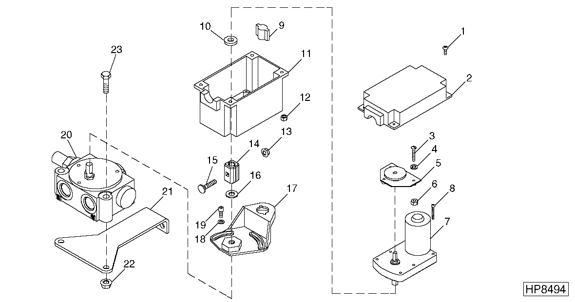REEL DRIVE/STRAW SPREADER CONTROL VALVE ASSEMBLY