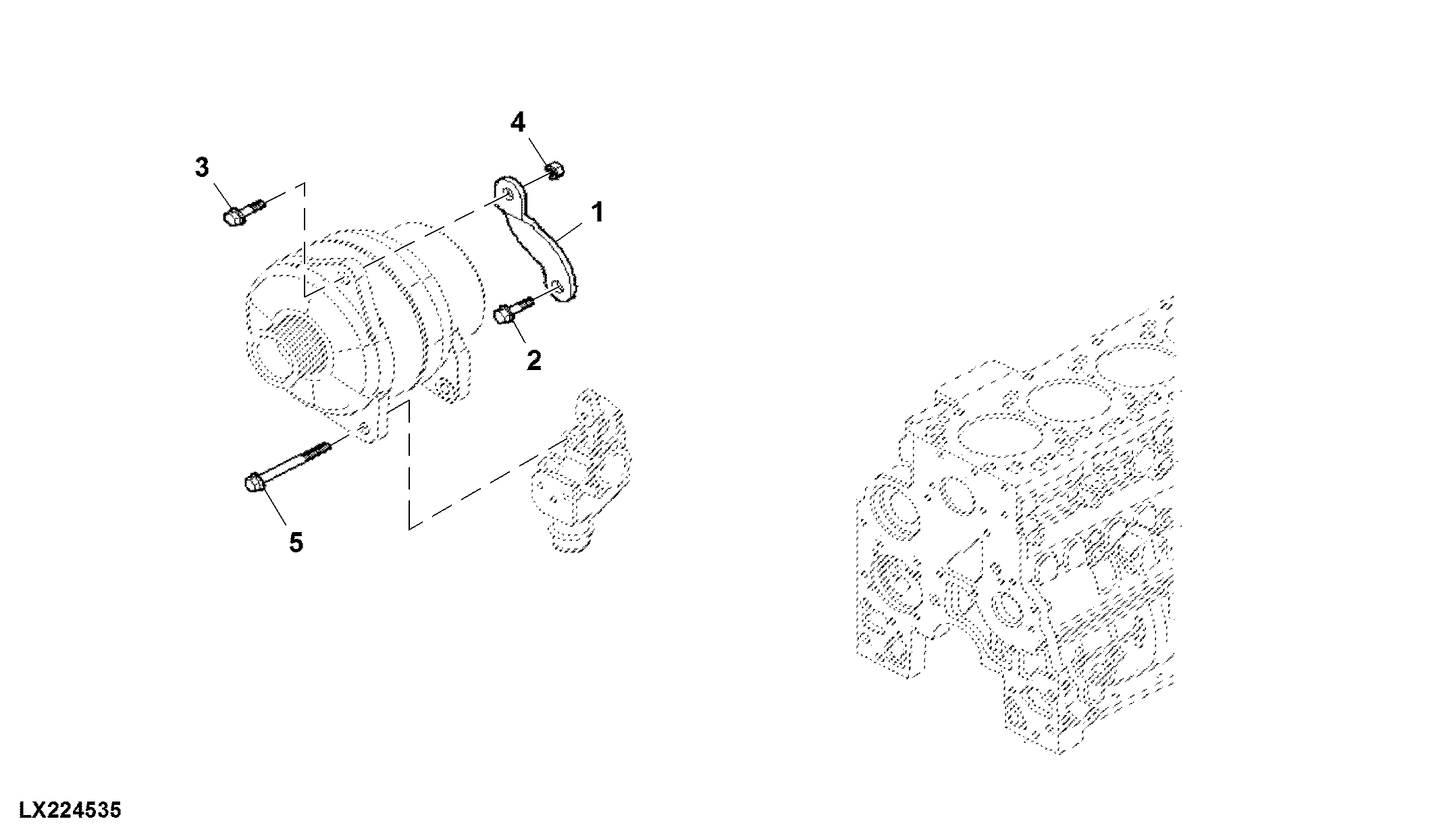 Mounting Parts, Alternator