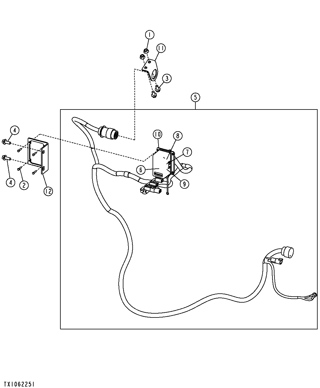 Vehicle Wiring Harness (w/ Integrated Grade Control)