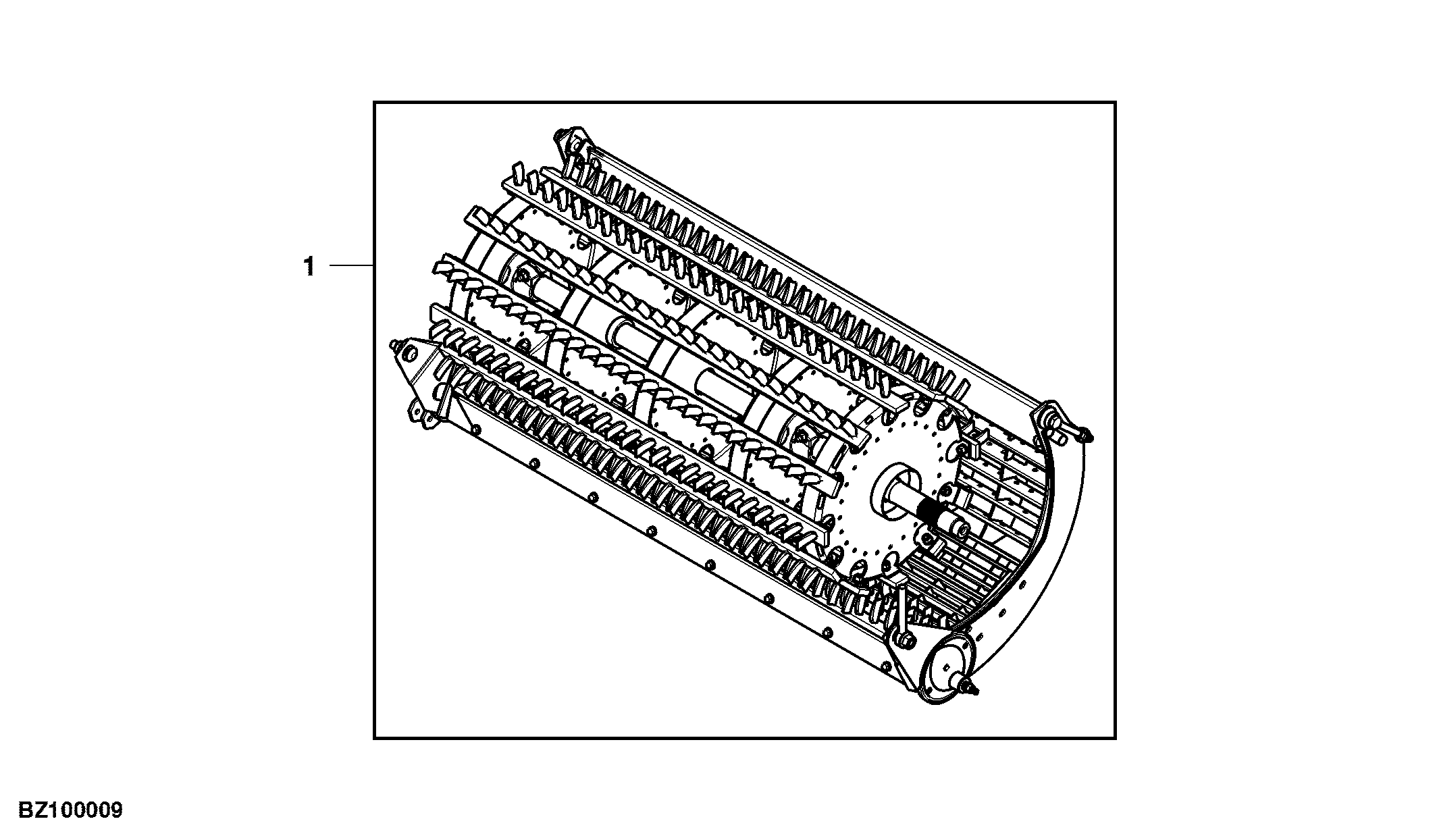 Attachment, Spike Tooth Cylinder and Concave