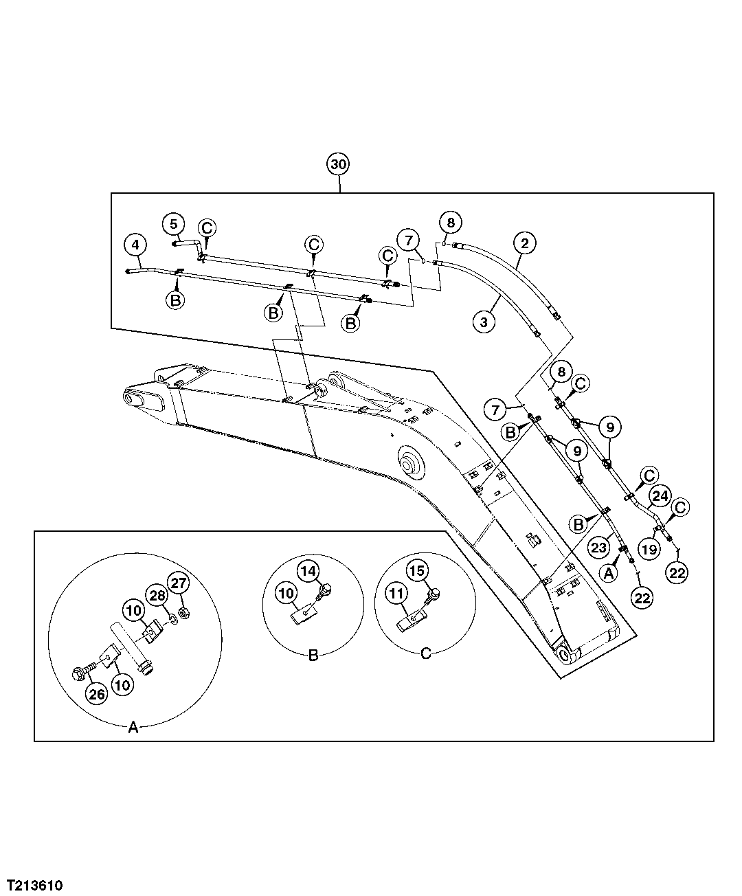 AUXILIARY HYDRAULIC FIELD KIT (HAMMER)(MONO BOOM)