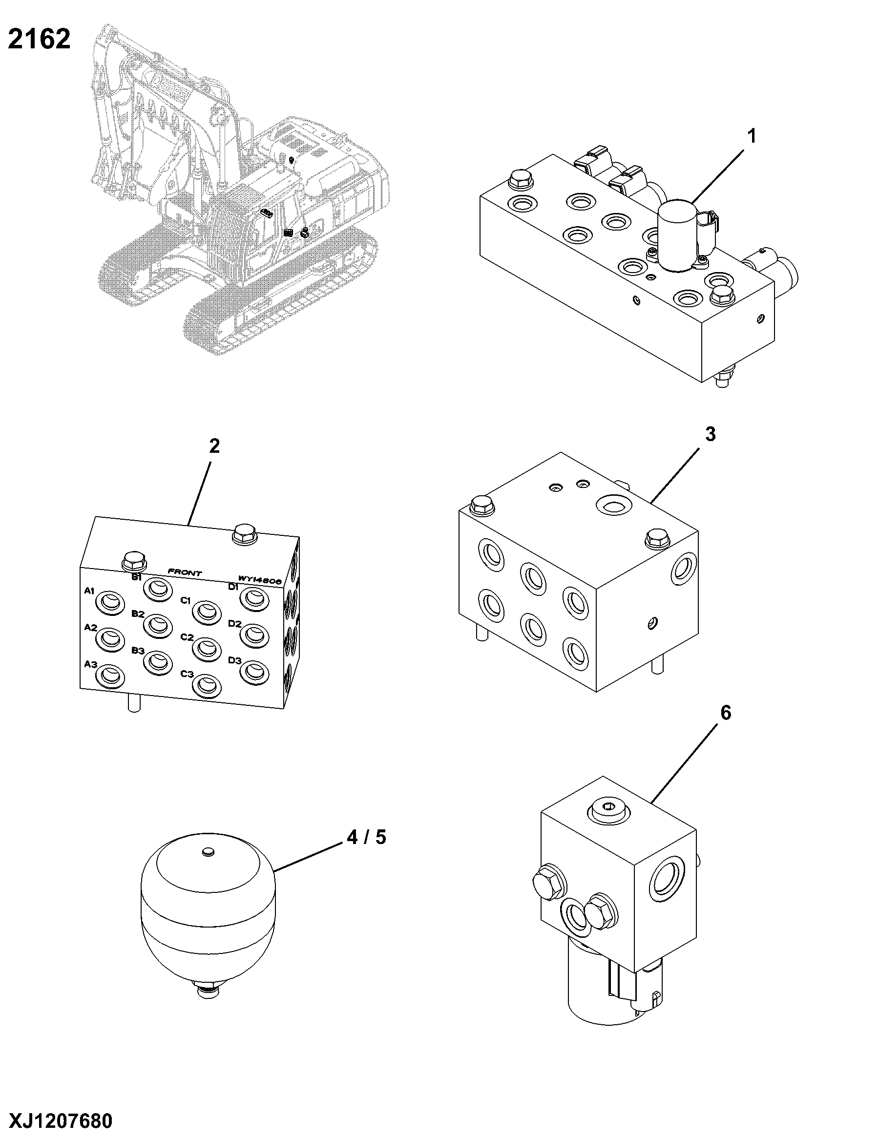 2162 Hydraulic Selective Control and Load Holding Valves