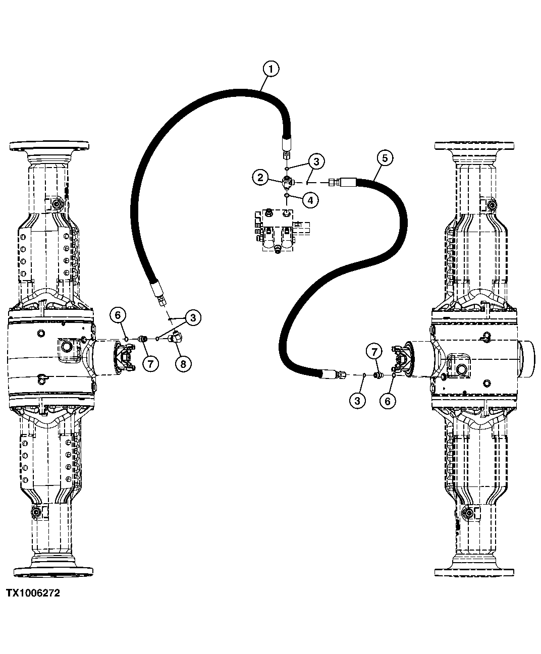 Differential Lock Lines (Front and Rear) (579013 - )