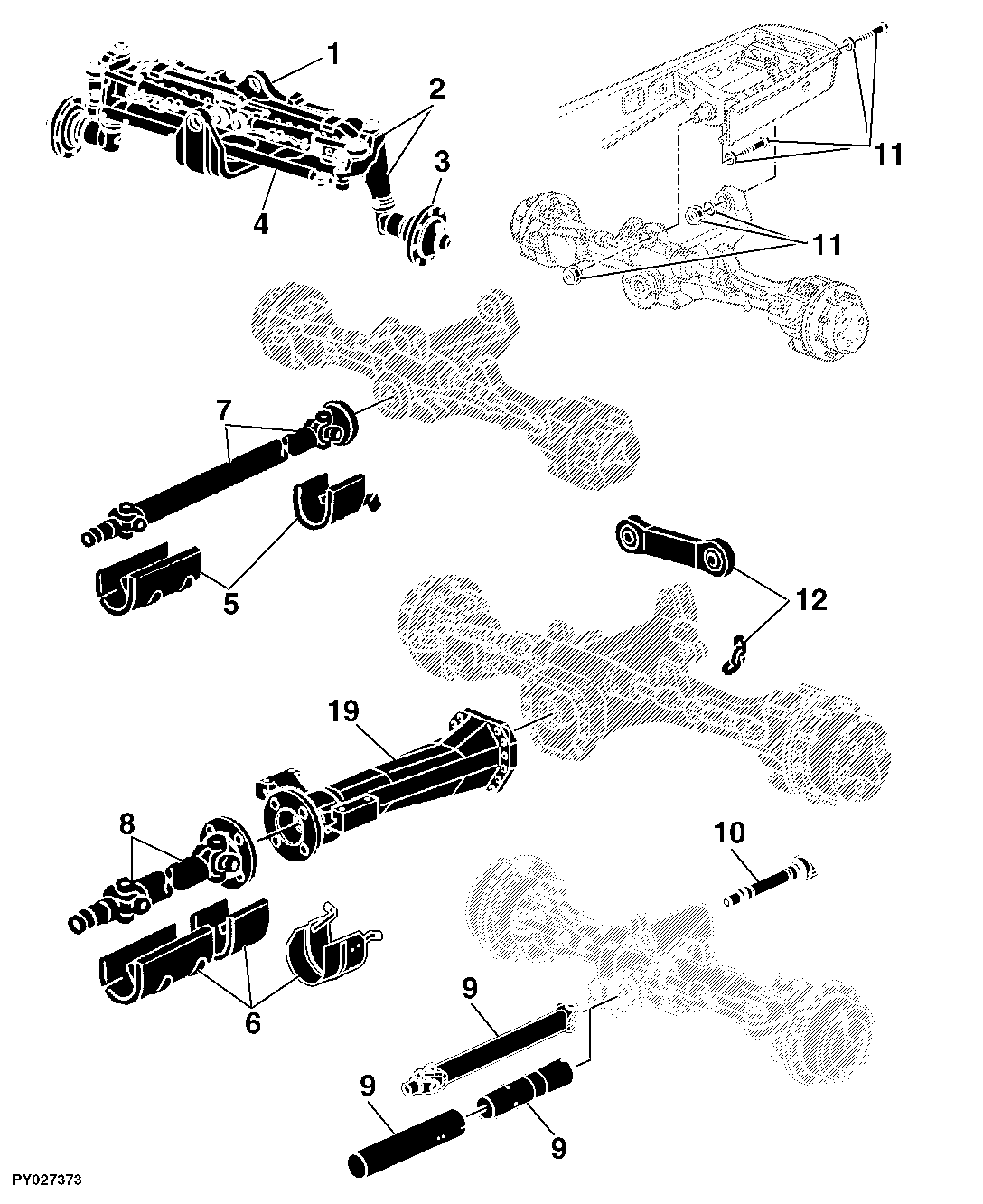 81 MFWD FRONT AXLE ACCESSORIES AND 2WD FRONT AXLES