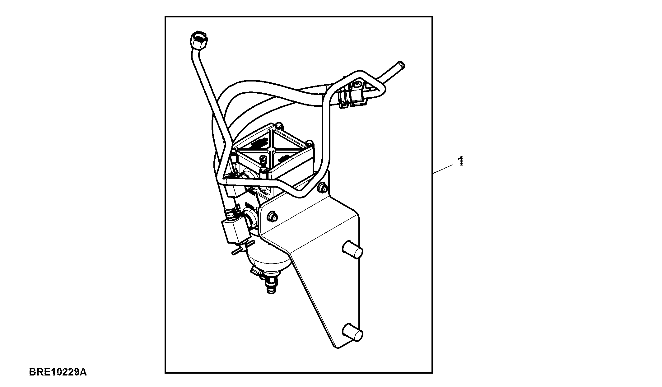 Attachment, Water Separator, 6.8 L Engine