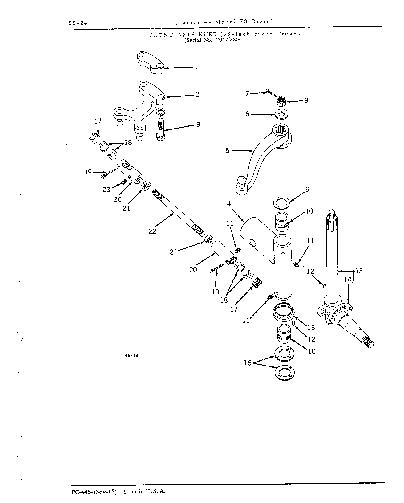 Section 55 - Steering Mechanism, Front End Equipment, and Rear Wheels (Continued)