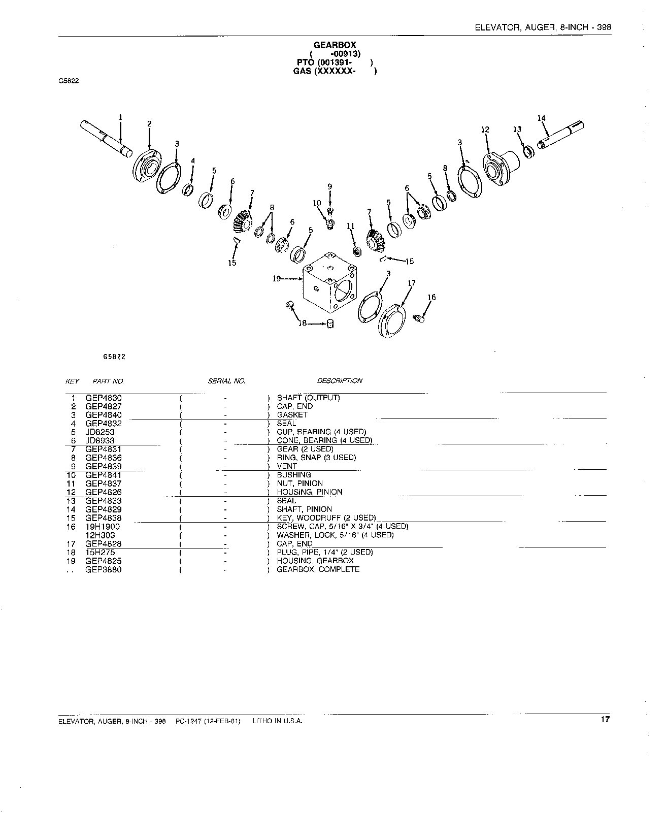 GEARBOX ( -000913)
