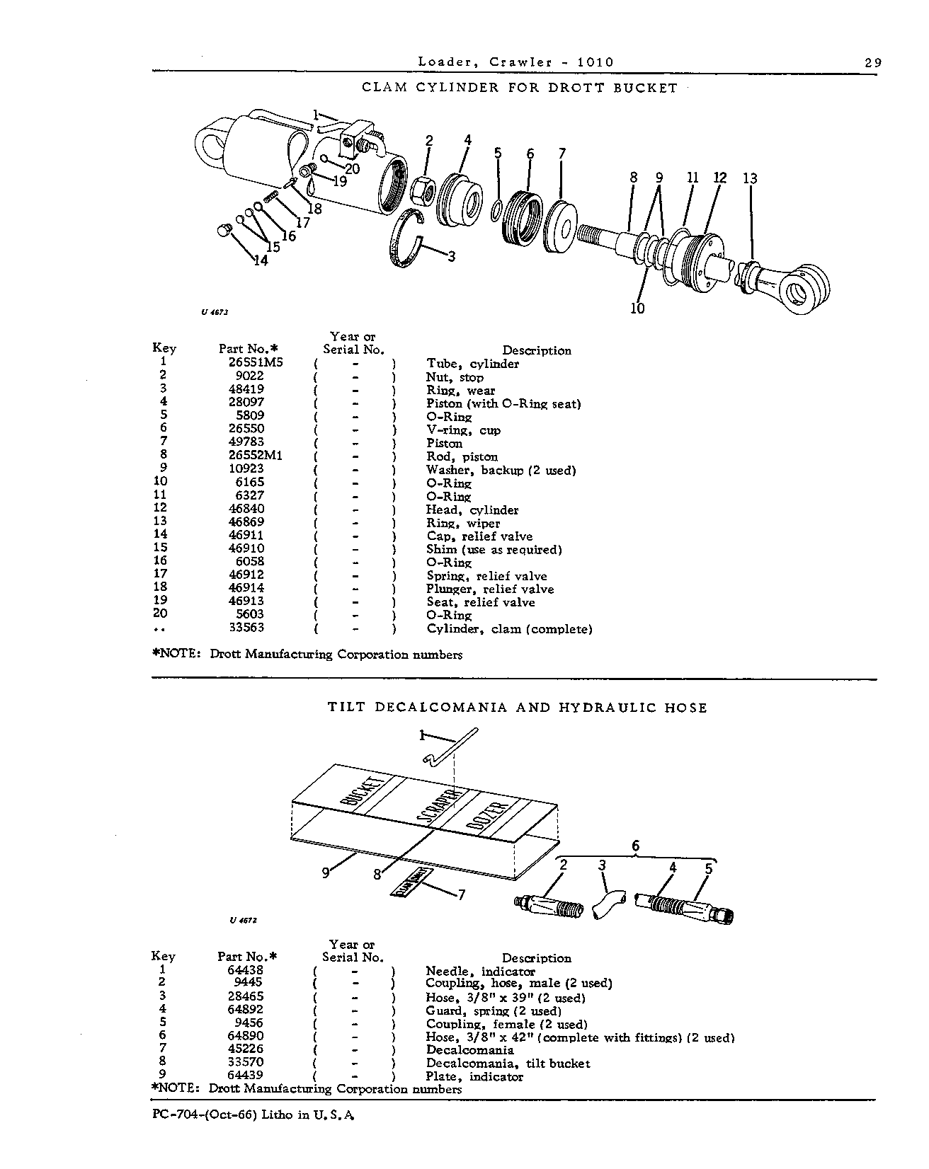 Cylinder, clam