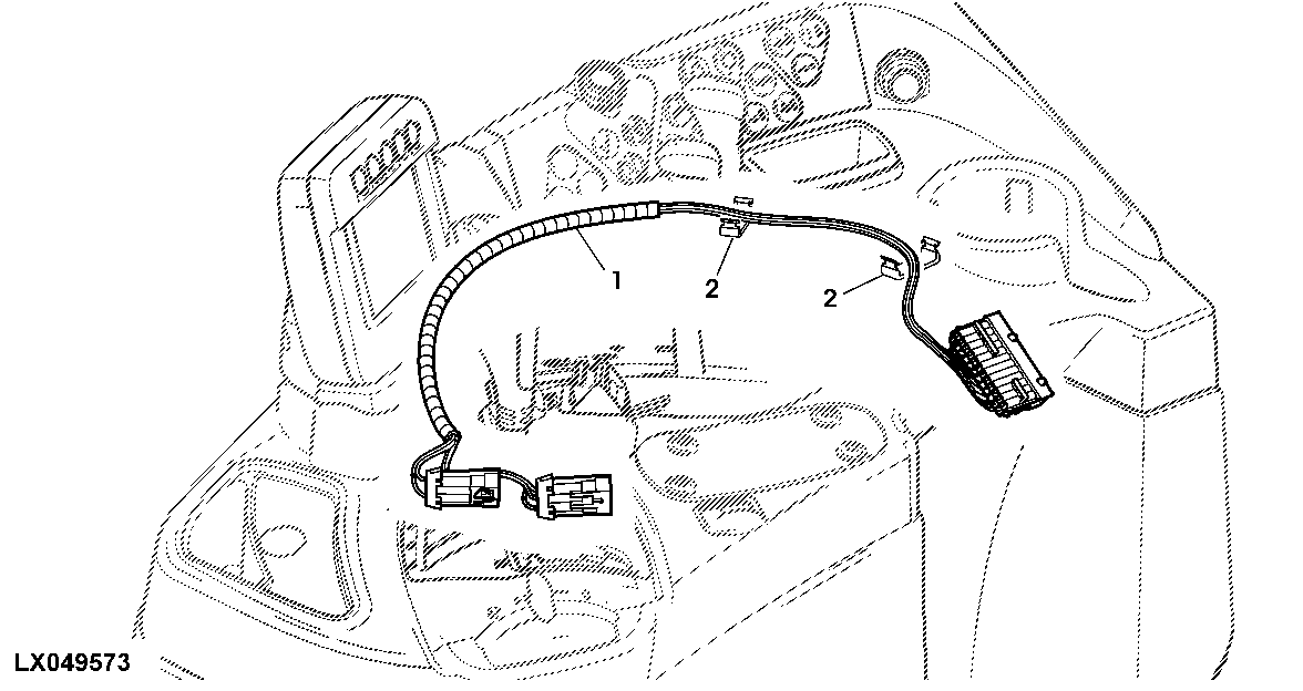 WIRING HARNESS, PTO WITHOUT ROCKSHAFT (CONSOLE SHIFT)