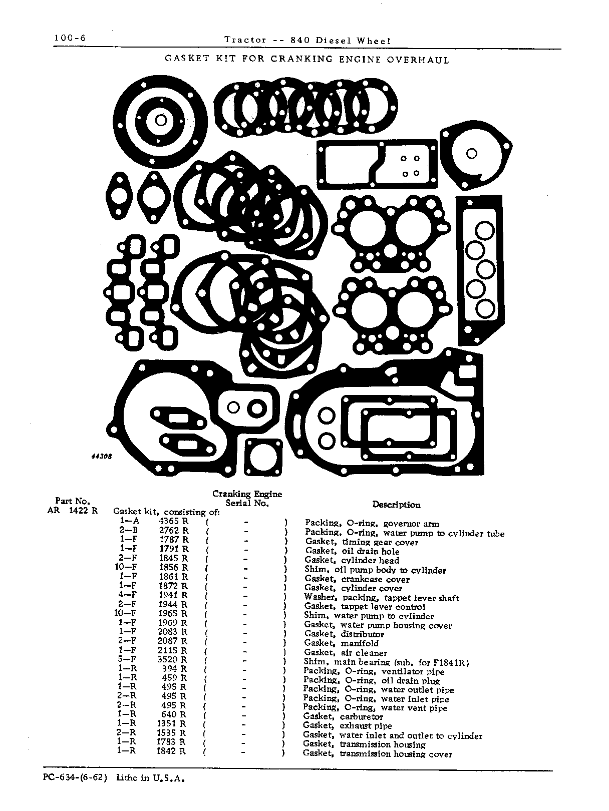 Gasket Sets (Continued)