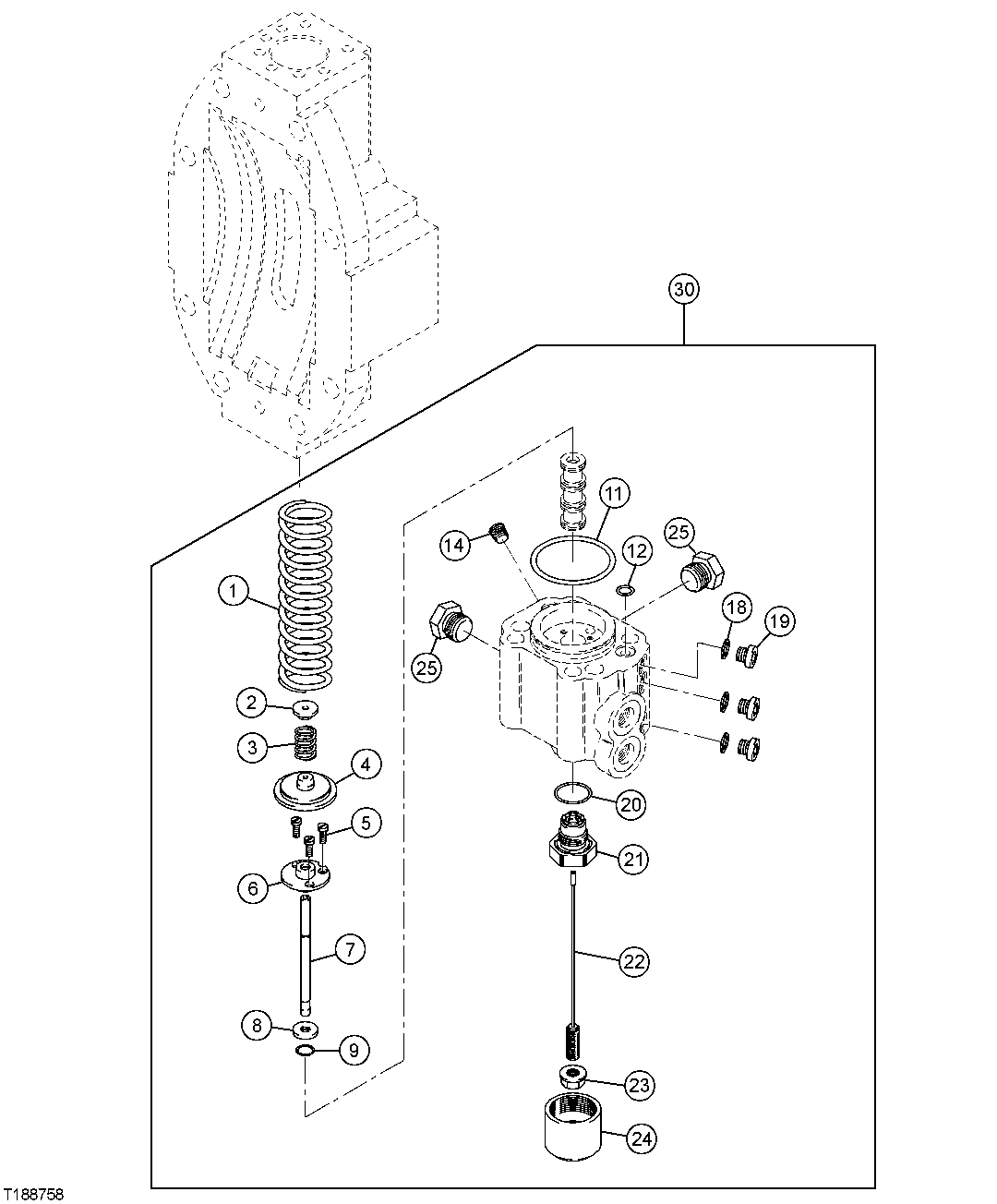 HYDROSTATIC MOTOR DISPLACEMENT CONTROL VALVE