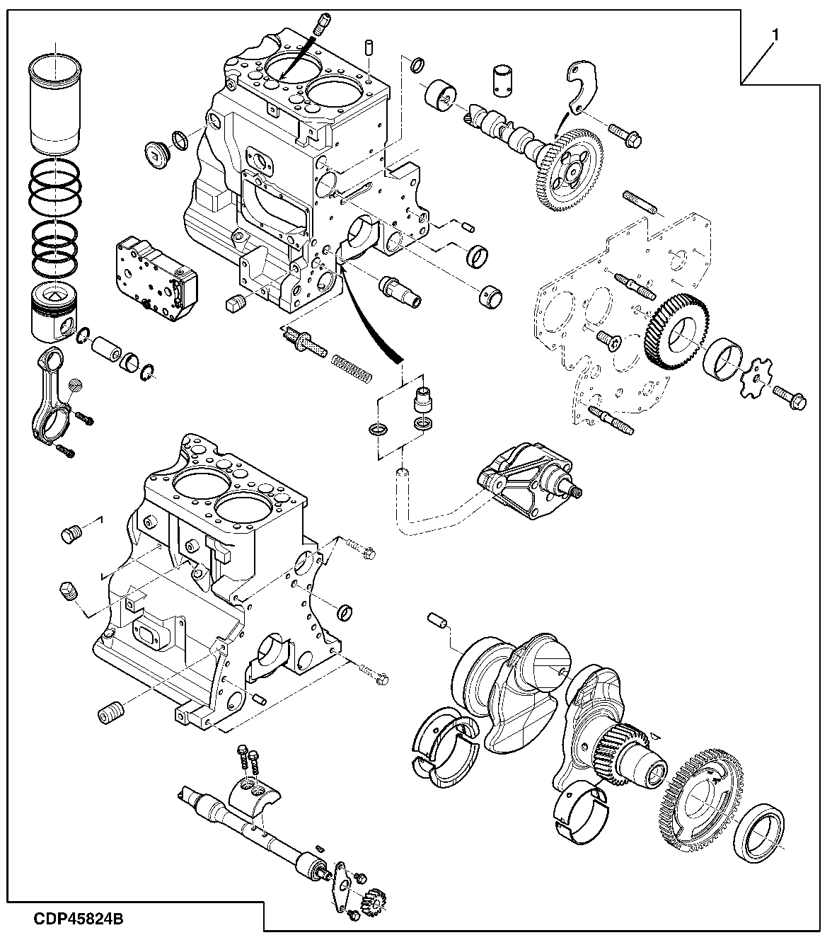 9901 Short Block Assembly