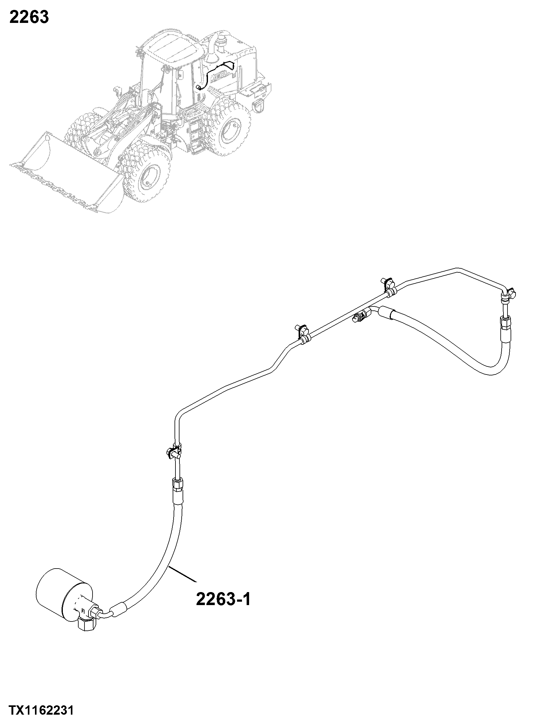 2263 Pneumatic System Lines & Hoses
