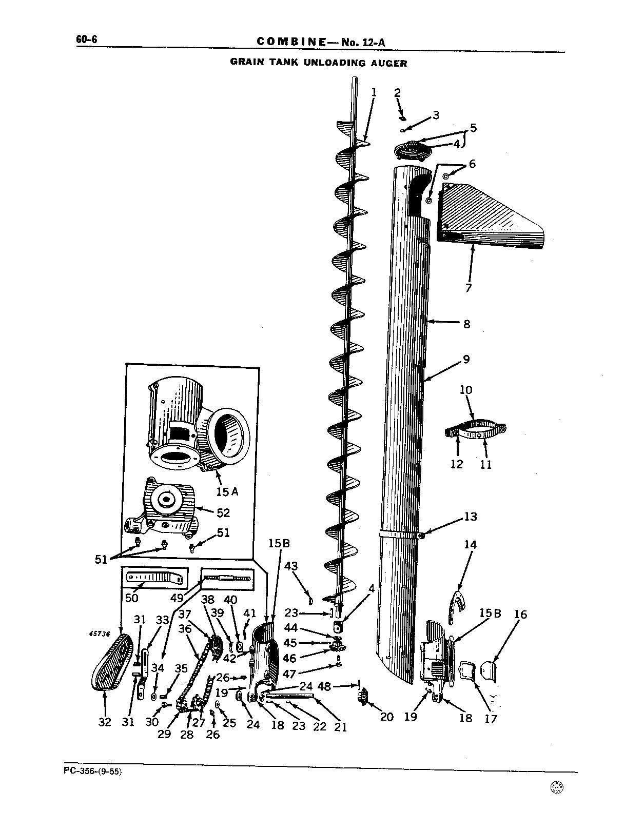 Section 60-Grain Tank and Unloading Auger (Continued)