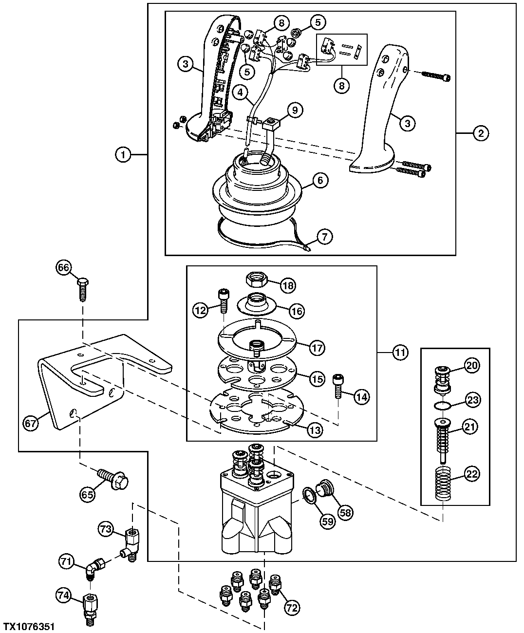 Joystick (660D) (-10EC1213), (848G) (-001007)