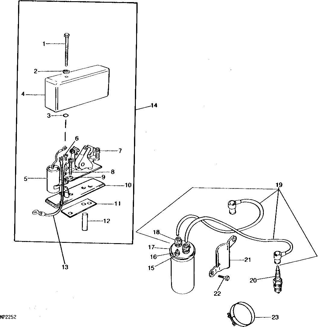 Ignition System (ONAN M.N. B48G) ( - 420000)