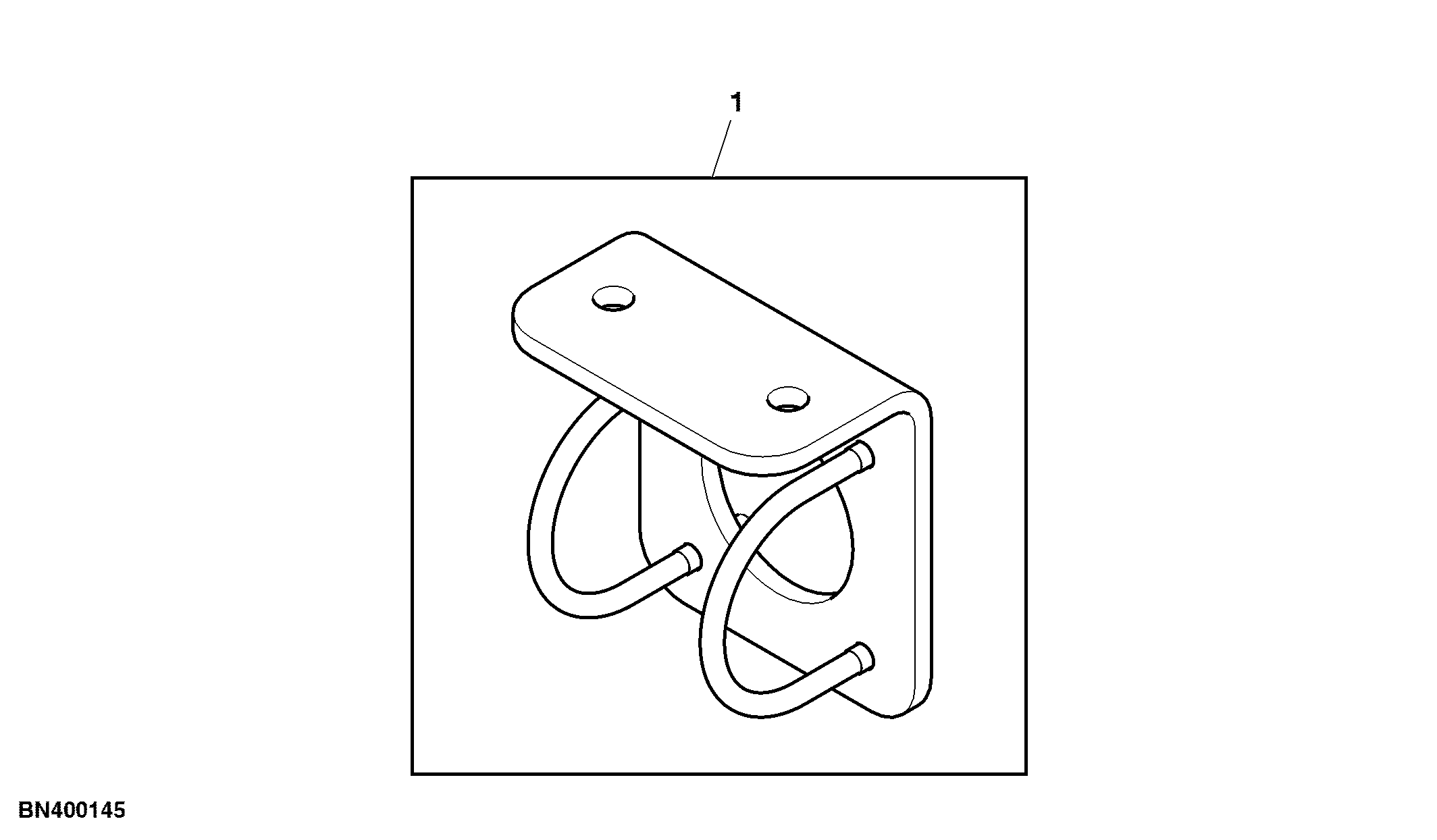 Attachment, Mounting Bracket, 2 in.Tee