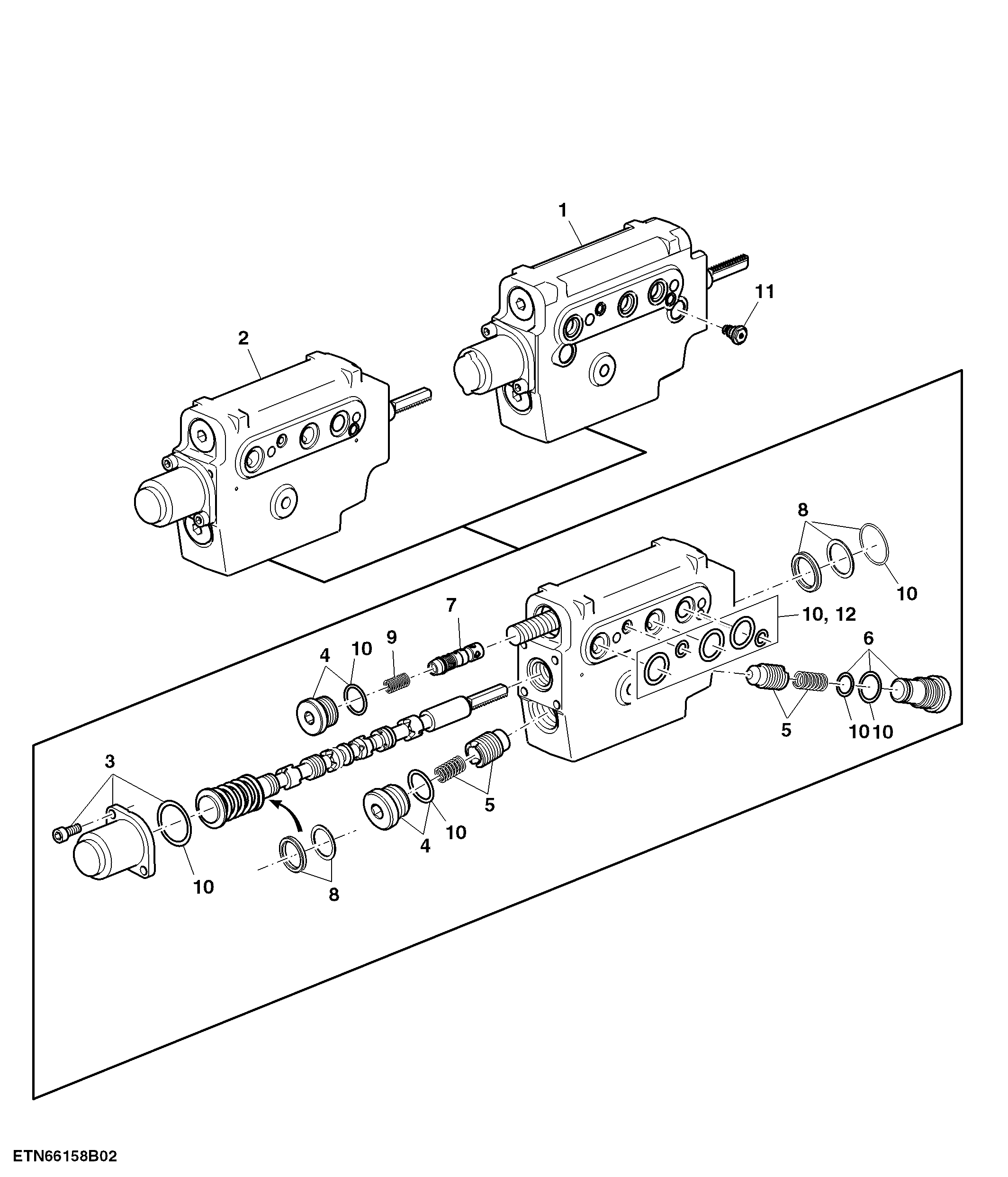 Electrical ICV Single Parts, 2 Function, Cavitation Optimized