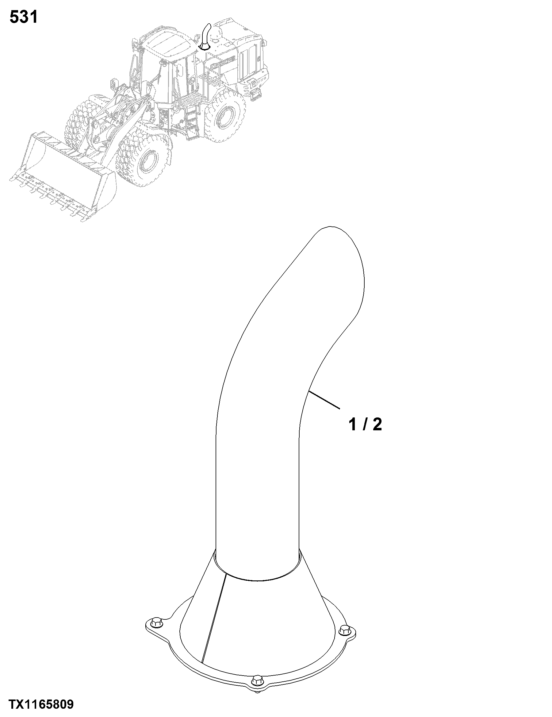 0531 Muffler & Exhaust Pipe