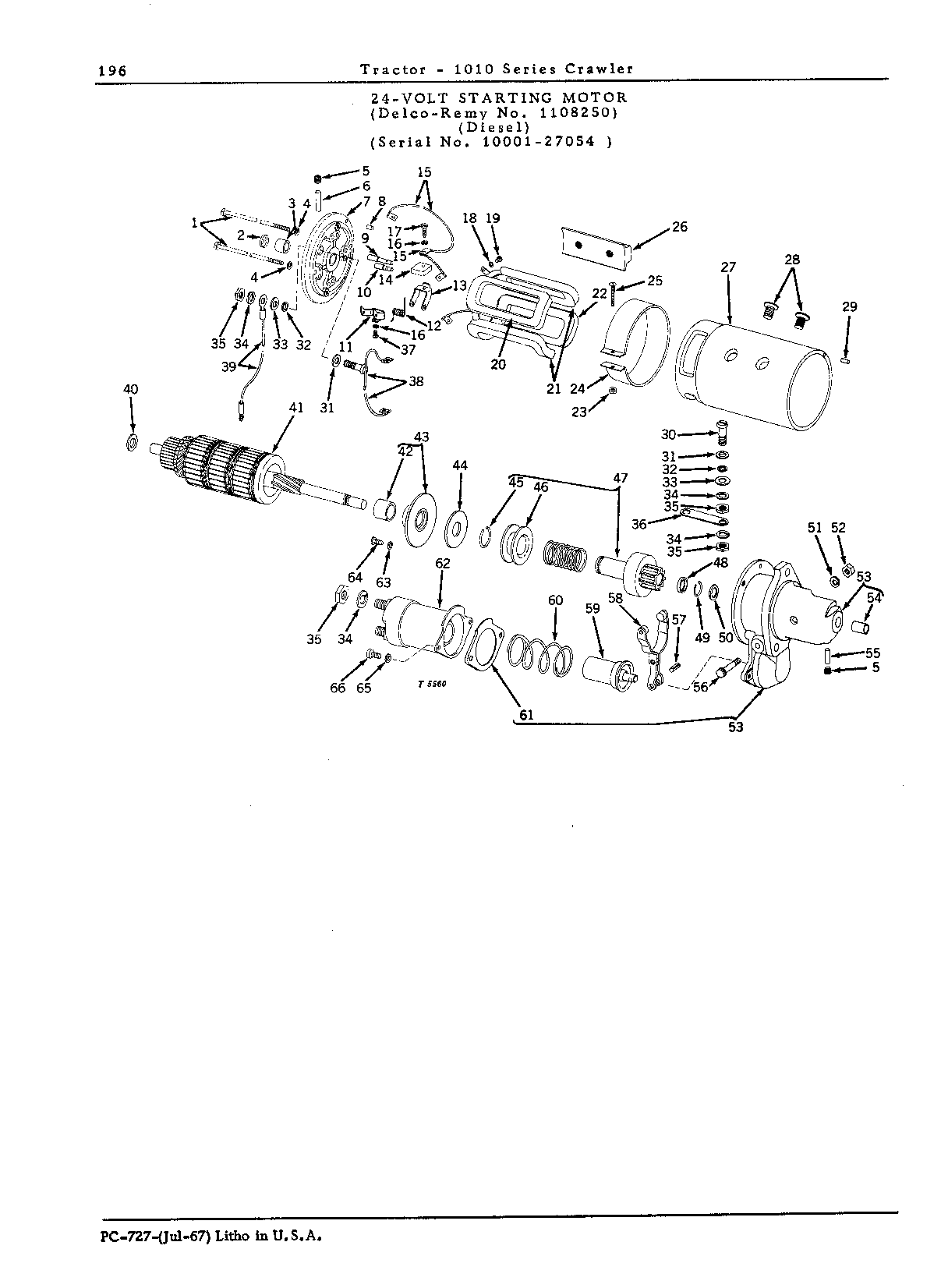 Motor, starting, 12-volt (Continued)