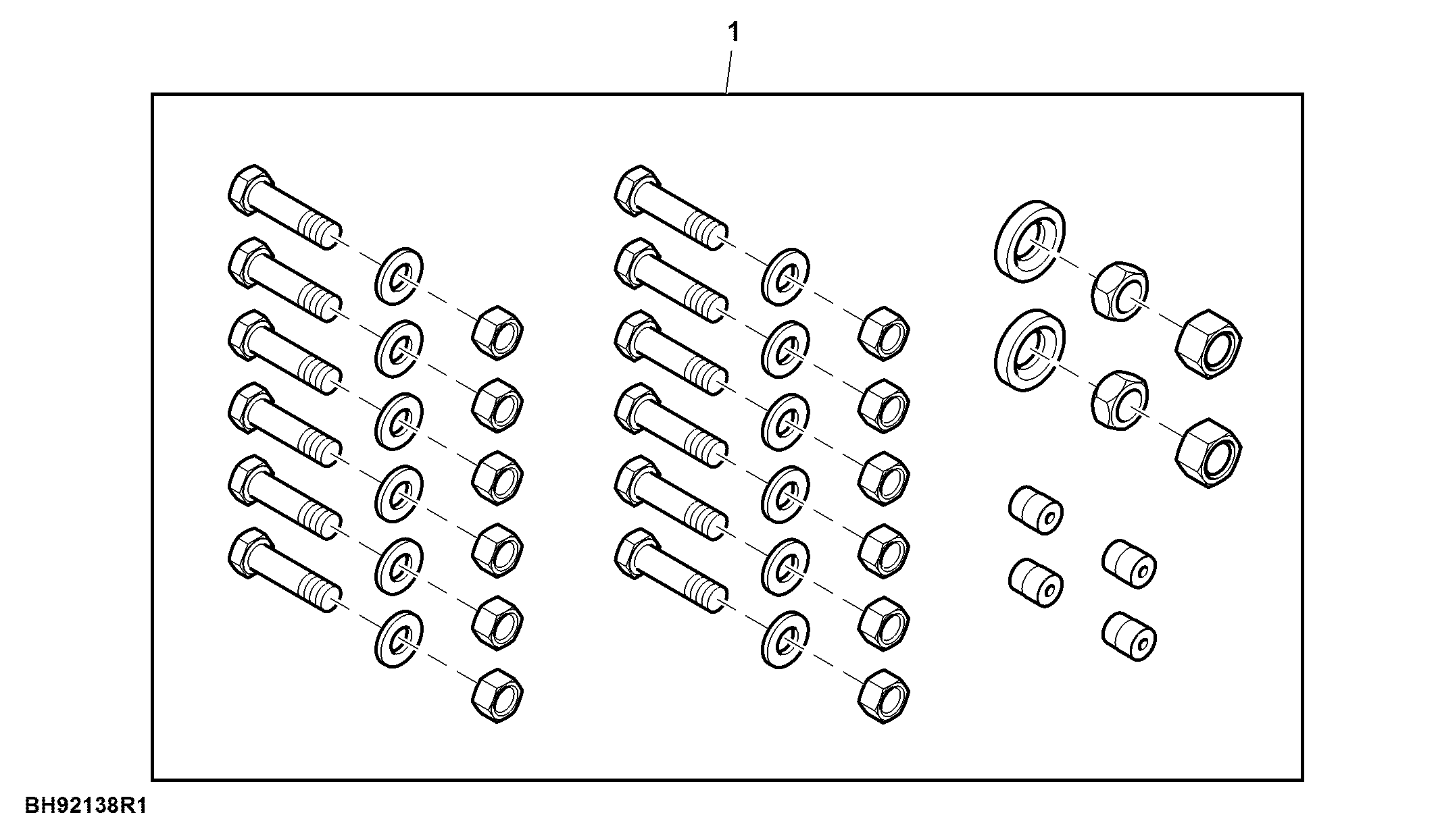 Final Drive Axle Extension Hardware, Attachment