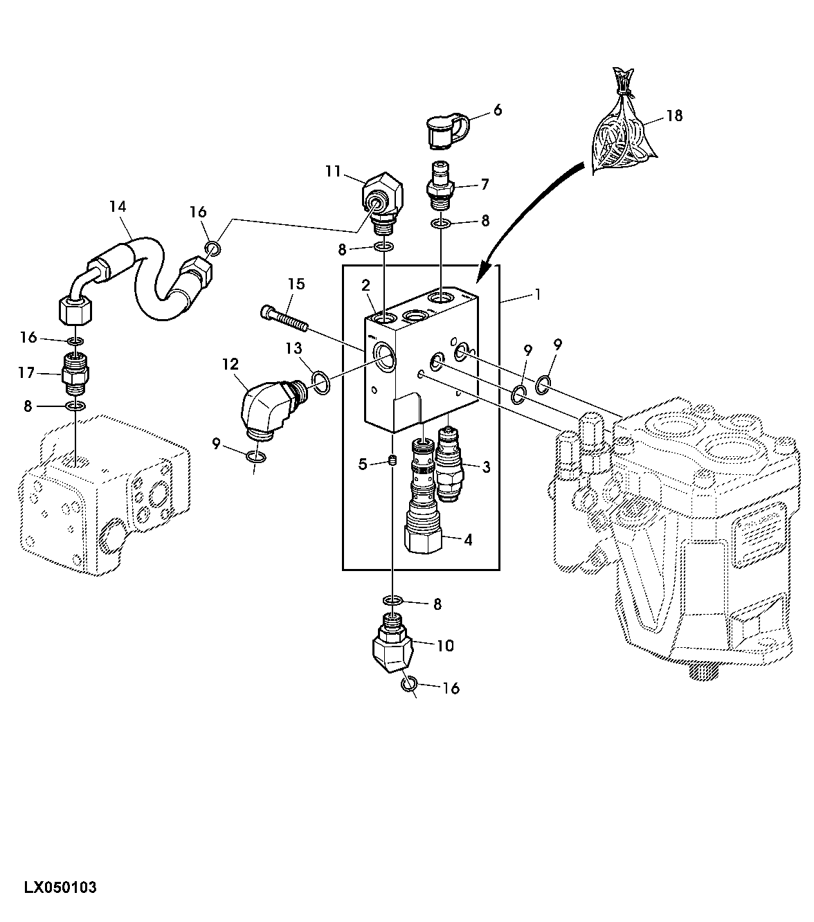 Inlet Valve, Priority 1, W/ PFC-System, W/O AutoTrac™