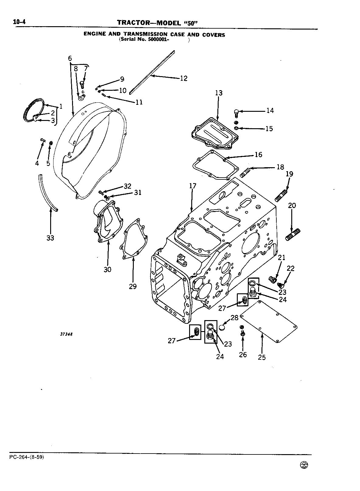 Section 10 - Front End Support and Engine Transmission Case (Continued)