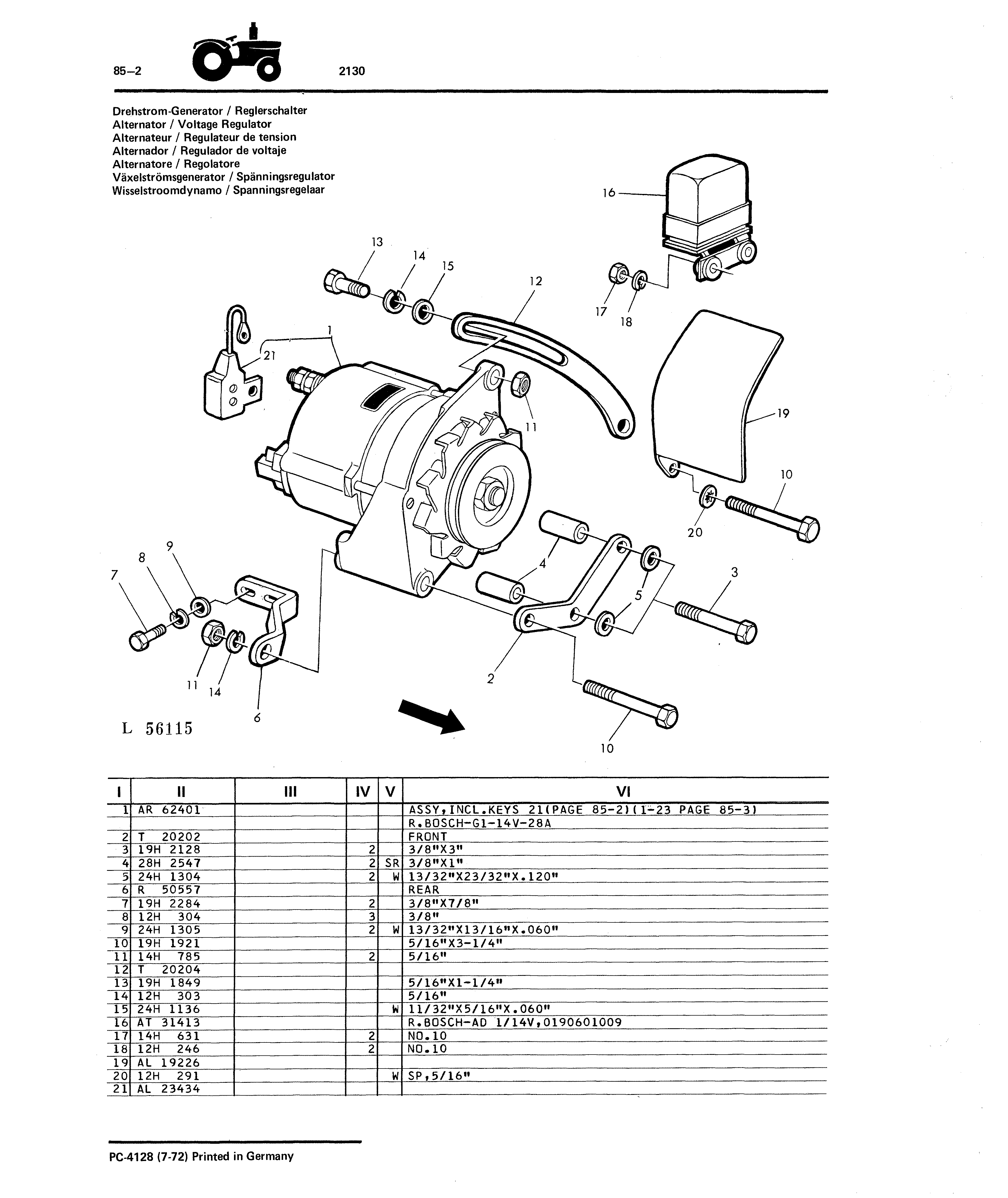 Alternator / Voltage Regulator