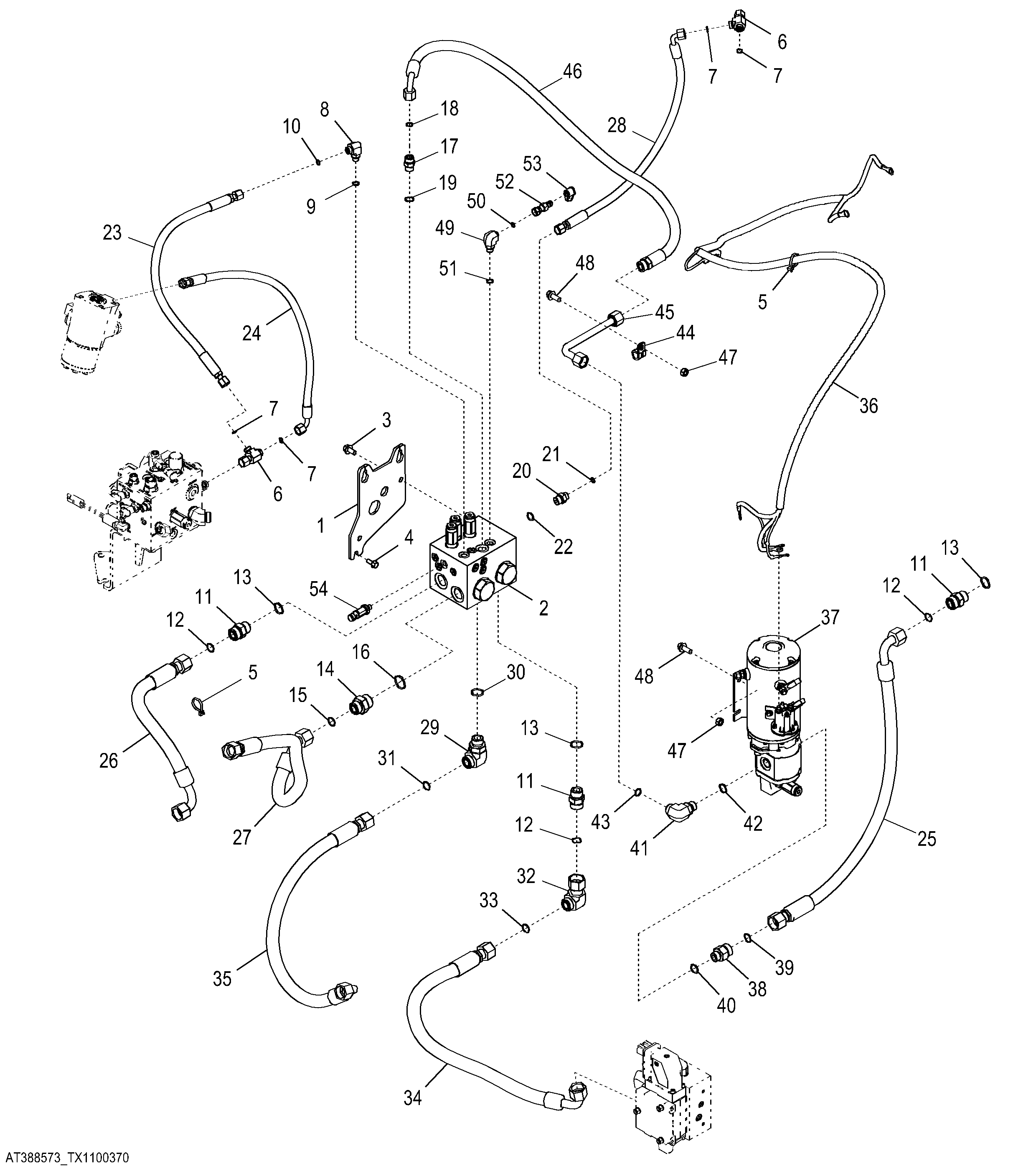 Secondary Steering System for Joystick Steering ( - 654410)