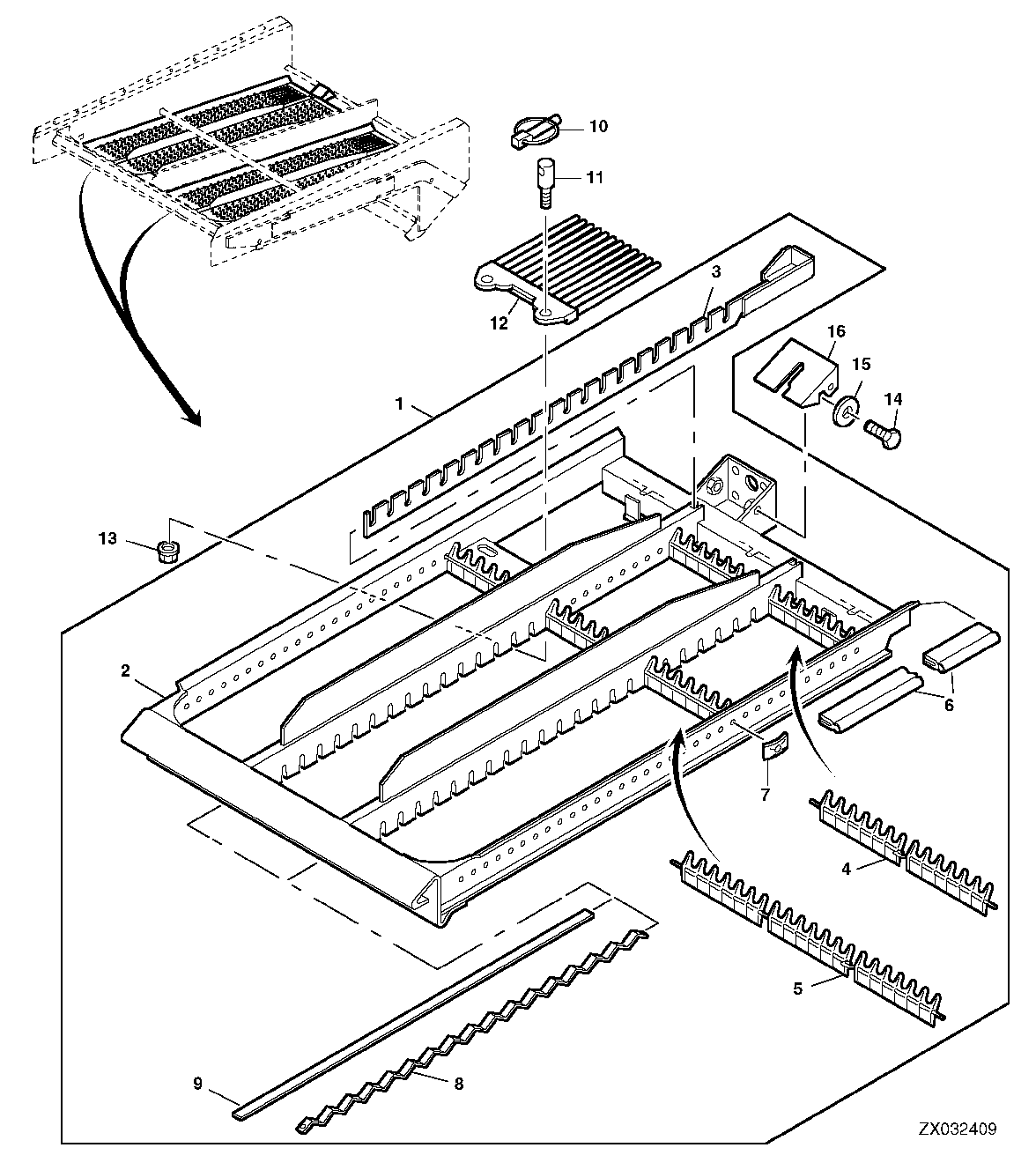 CHAFFER ELEMENT, ELECTRICALLY-ADJUSTABLE, R.H. AND L.H.