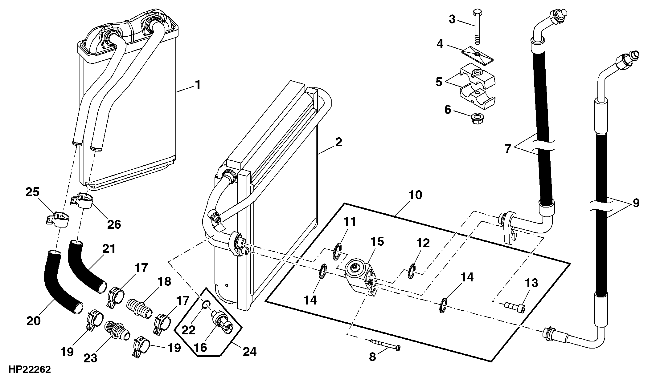 Air Conditioning System - Evaporator Heater